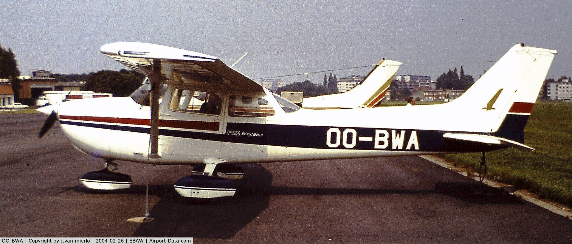 OO-BWA, 1977 Reims F172N Skyhawk C/N 1584, Antwerp, Deurne, Belgium