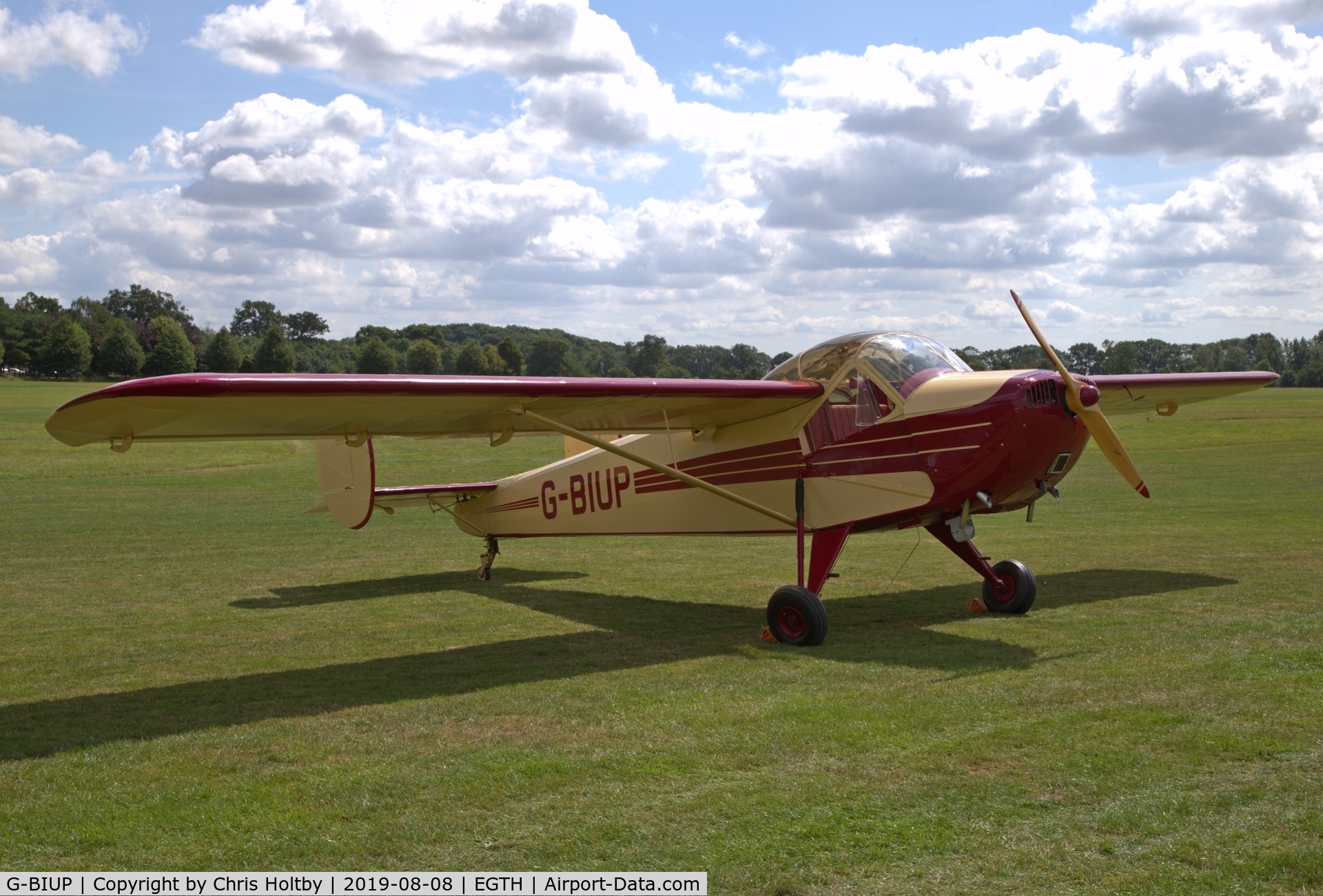 G-BIUP, 1950 Nord NC-854S C/N 54, Welcome visitor to the Gathering of Moths Day 2019 at Old Warden