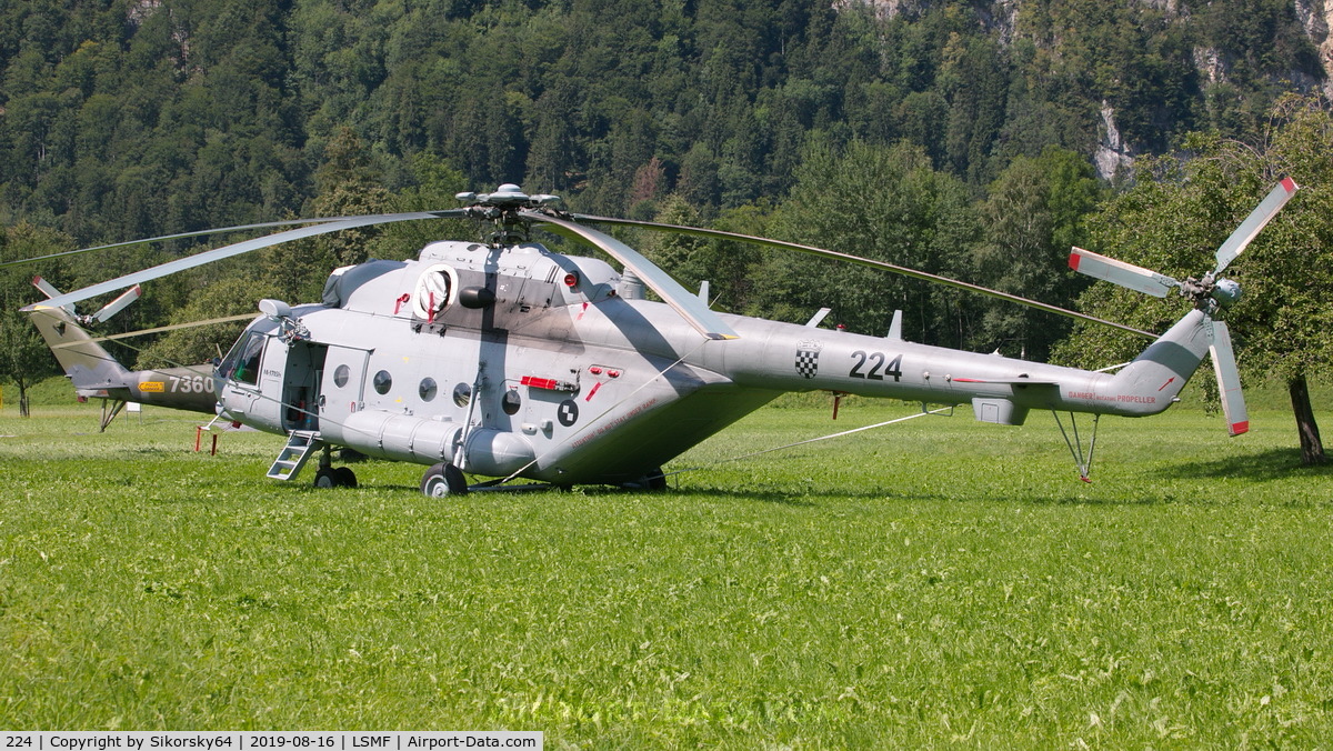224, Mil Mi-171Sh C/N 171S00071913008U, At Mollis Airfield, CH