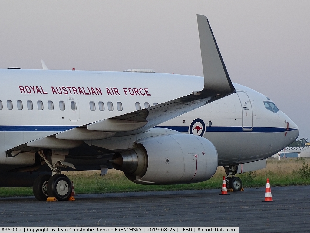 A36-002, 2000 Boeing 737-7DF C/N 30790/613, RAAF Royal Australian Air Force