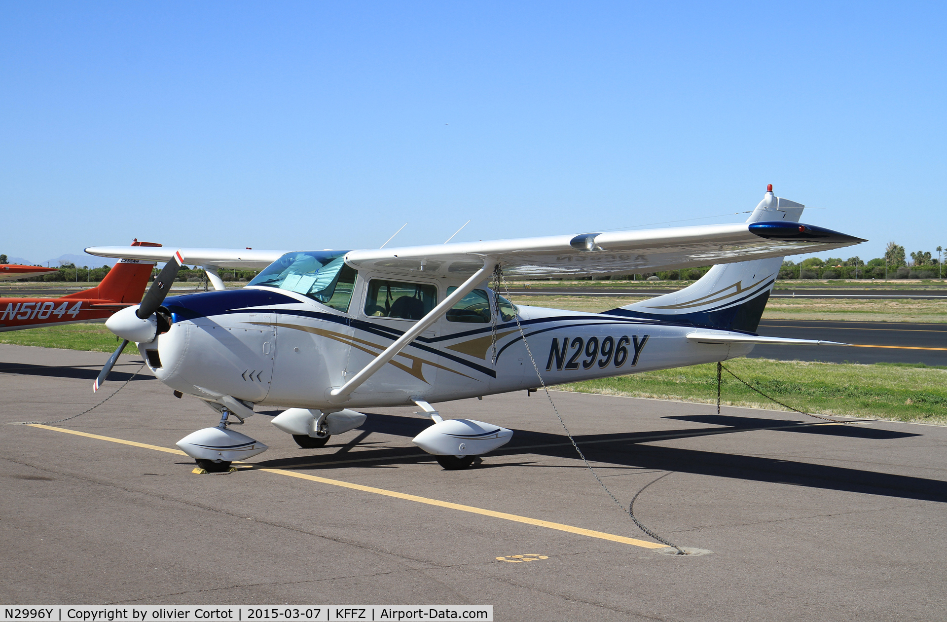 N2996Y, 1962 Cessna 182E Skylane C/N 18253996, Falcon field AZ