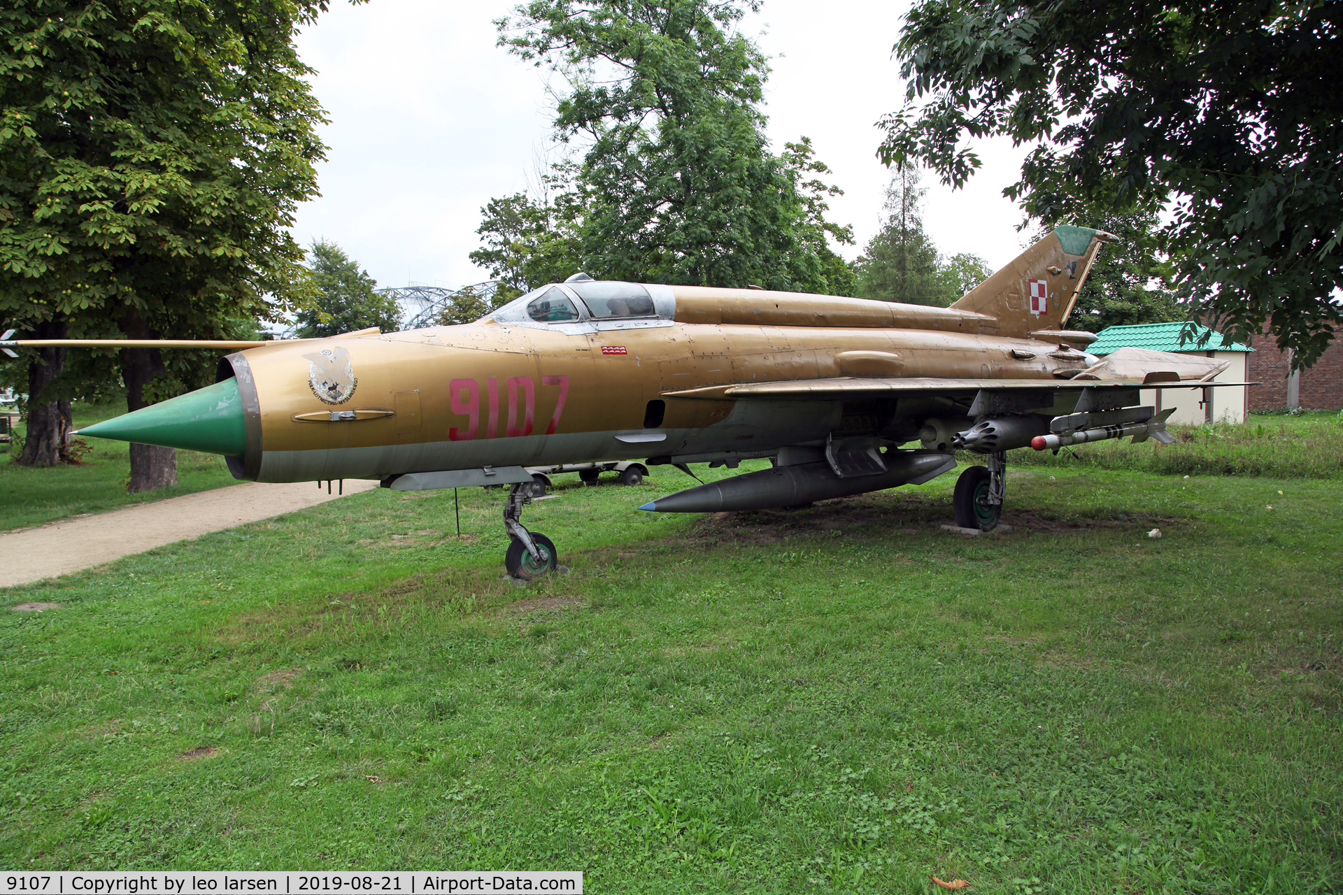 9107, Mikoyan-Gurevich MiG-21MF C/N 969107, Polish Aviation Museum Krakow 21.8.2019