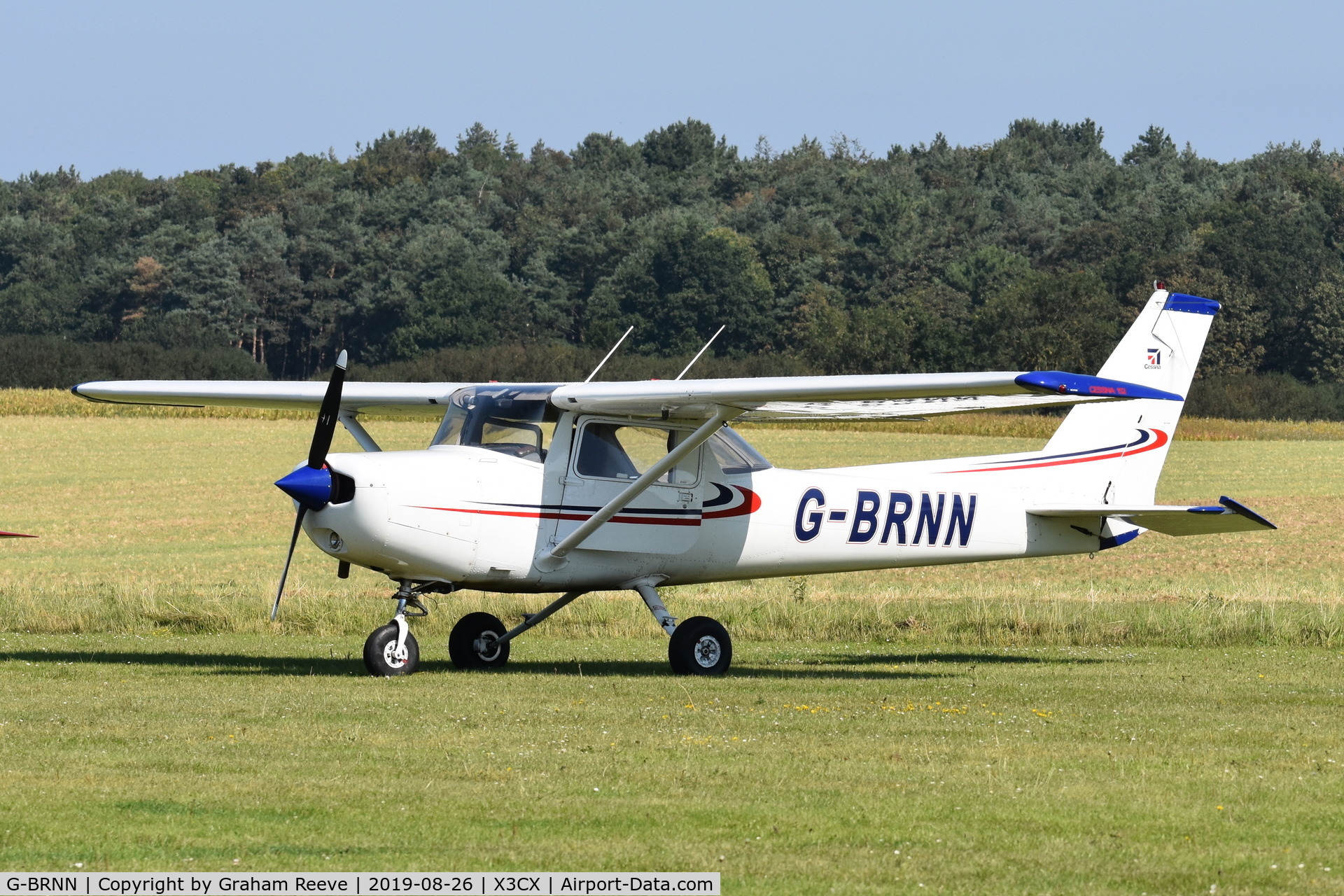 G-BRNN, 1980 Cessna 152 C/N 152-84735, Parked at Northrepps.