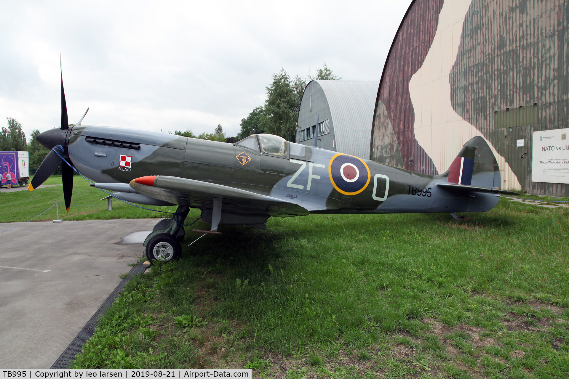 TB995, 1955 Supermarine 361 Spitfire LF.XVIe C/N CBAF.IX.3495, Polish Aviation Museum Krakow 21.8.2019