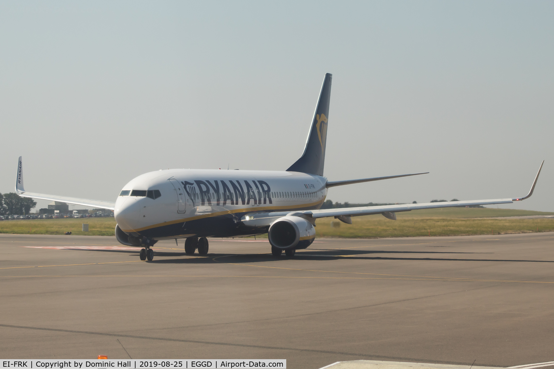 EI-FRK, 2016 Boeing 737-8AS C/N 44735, Taxiing to RWY 27 for departure