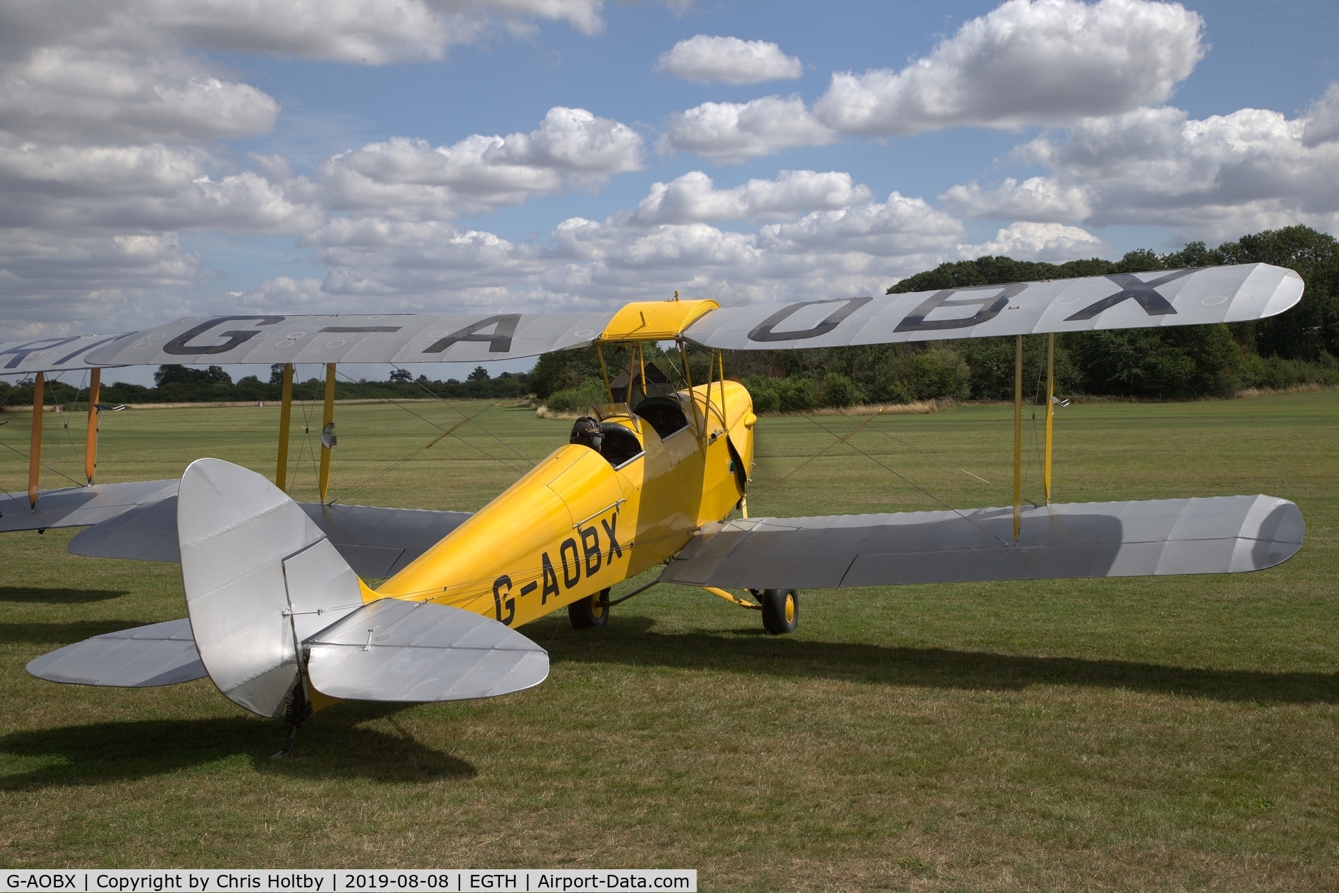 G-AOBX, 1940 De Havilland DH-82A Tiger Moth II C/N 83653, 1940 Tiger Moth at the Gathering of Moths Day 2019 at Old Warden