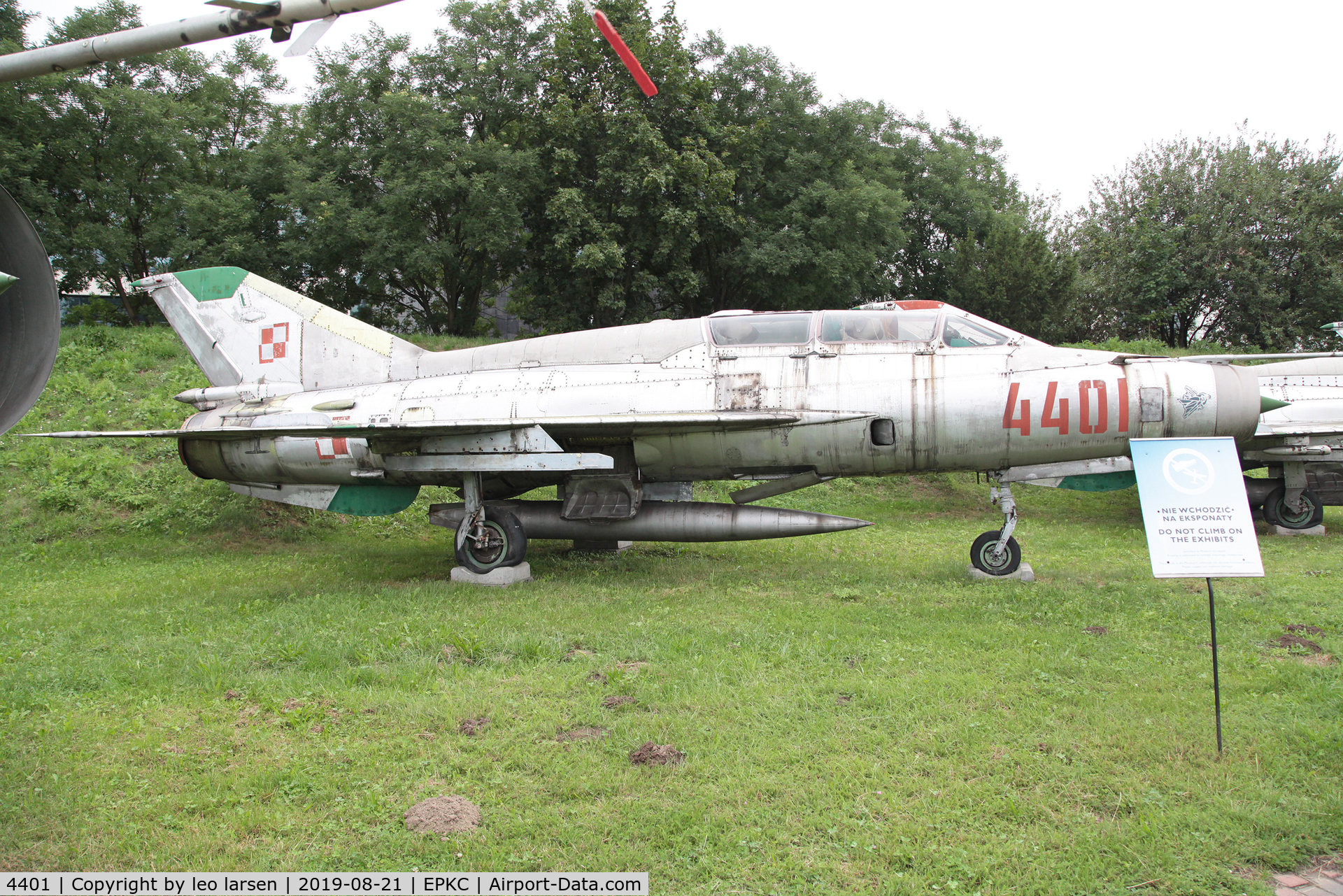 4401, Mikoyan-Gurevich MiG-21US Fishbed C/N 01685144, Polish Aviation Museum Krakow 21.8.2019