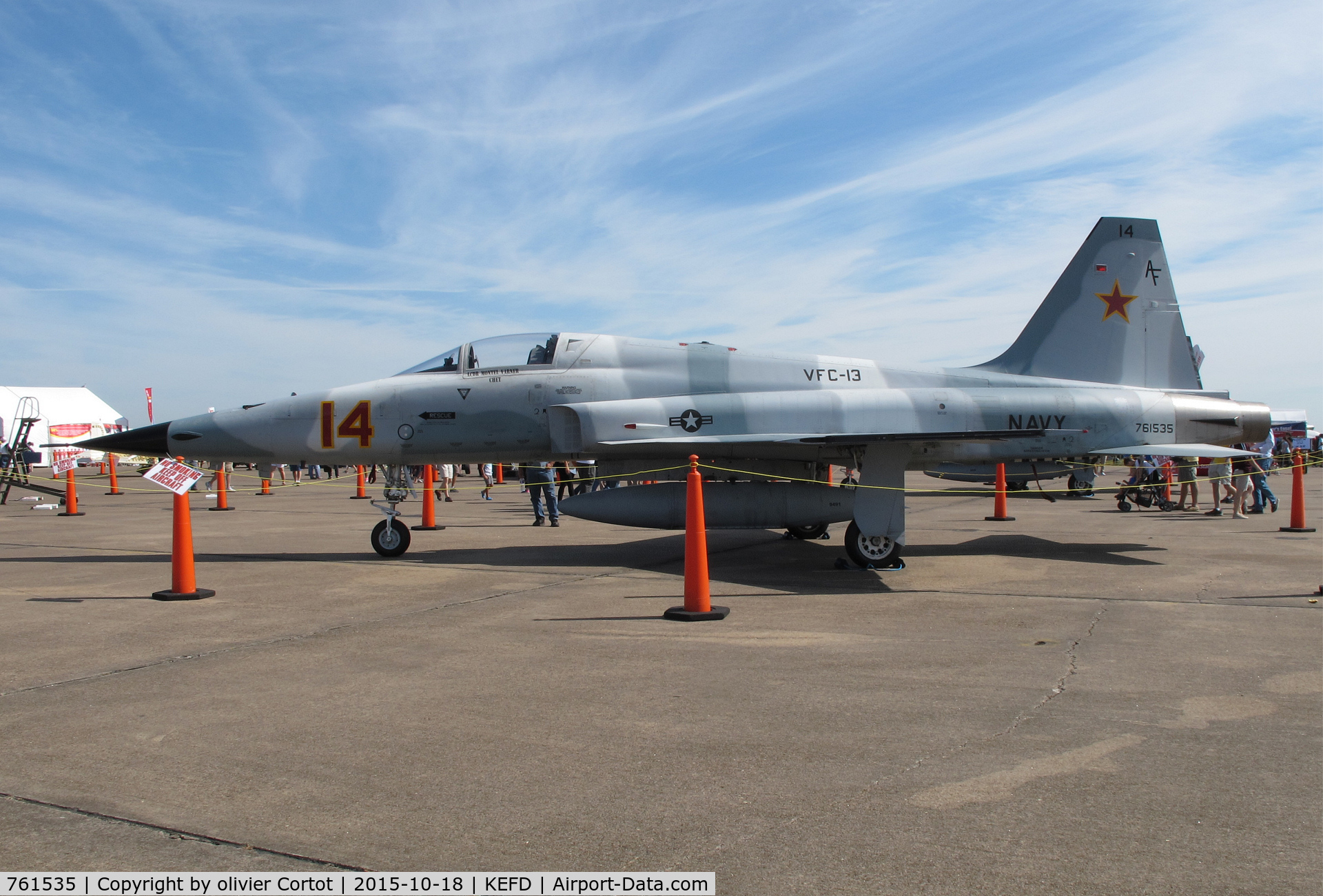 761535, Northrop F-5N Tiger II C/N L.1010, side view