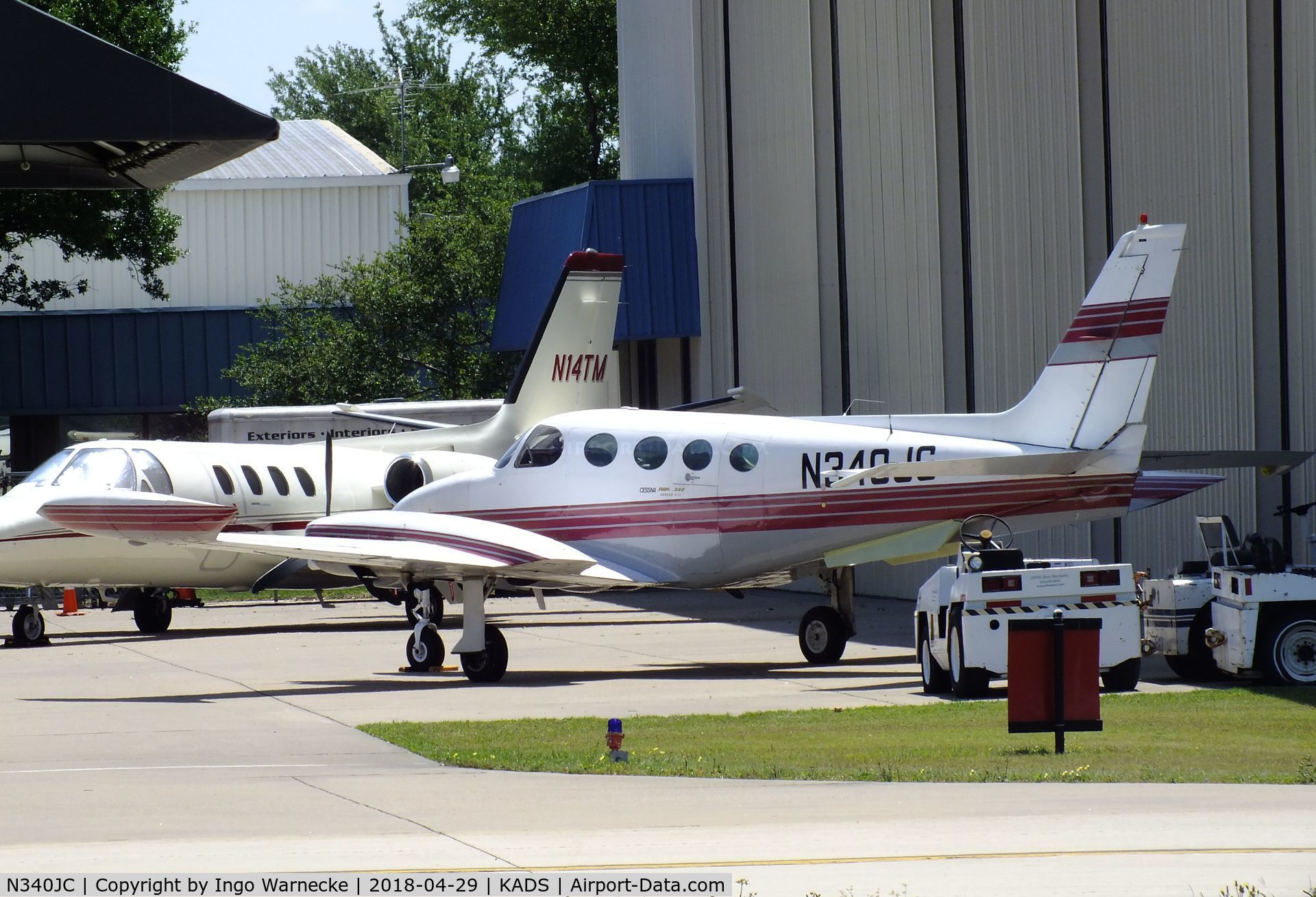 N340JC, 1972 Cessna 340 C/N 340-0162, Cessna 340 at Addison Airport, Addison TX