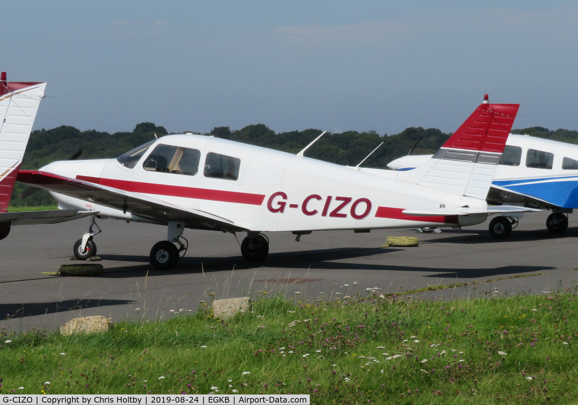 G-CIZO, 1989 Piper PA-28-161 Cadet C/N 2841155, Cadet at Biggin Hill operated by Falcon Air Services