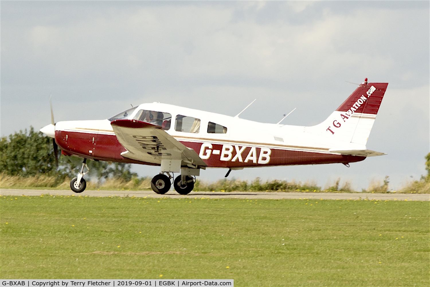 G-BXAB, 1984 Piper PA-28-161 Cherokee Warrior II C/N 28-8416054, At Sywell