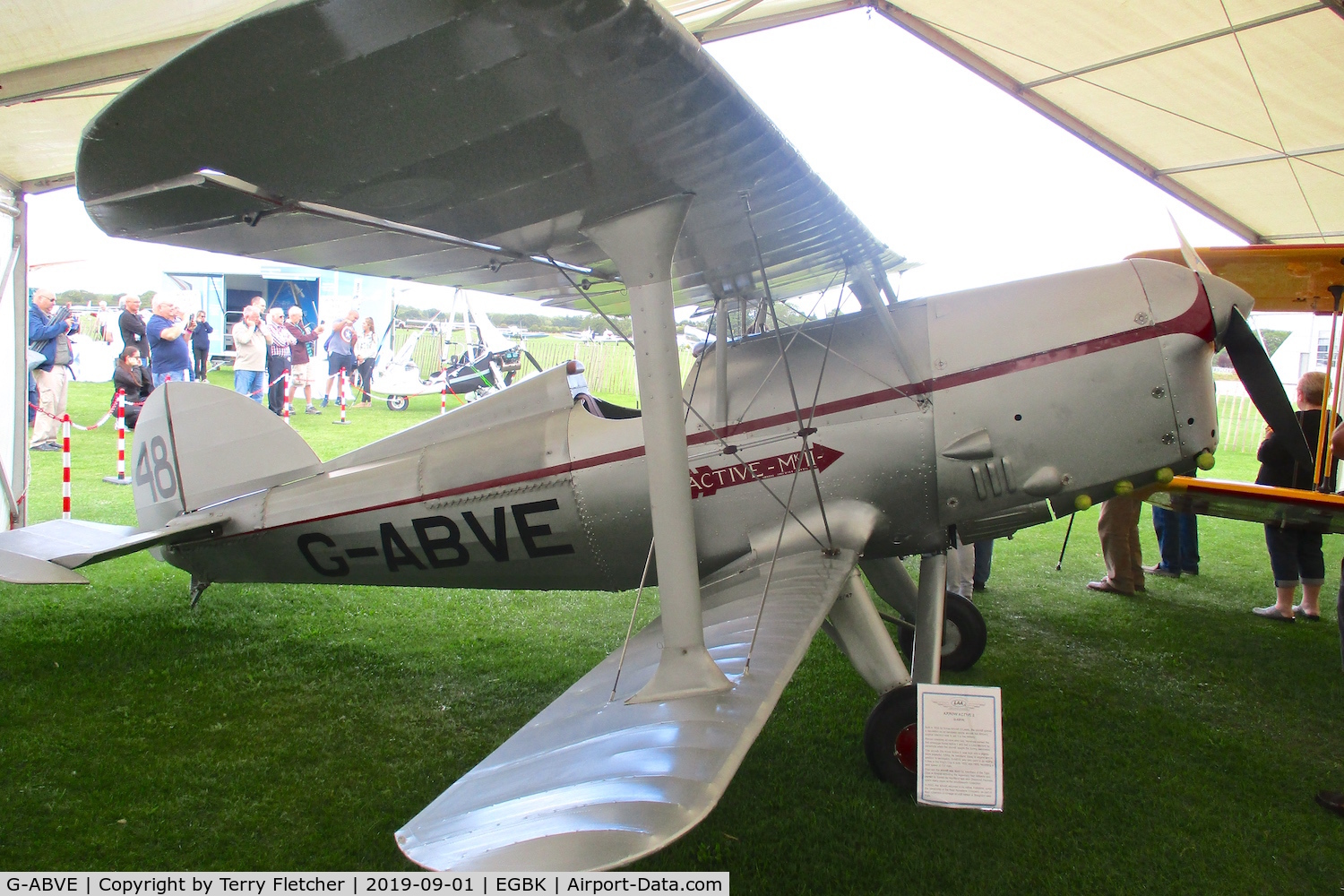 G-ABVE, 1932 Arrow Active 2 C/N 2, at Sywell