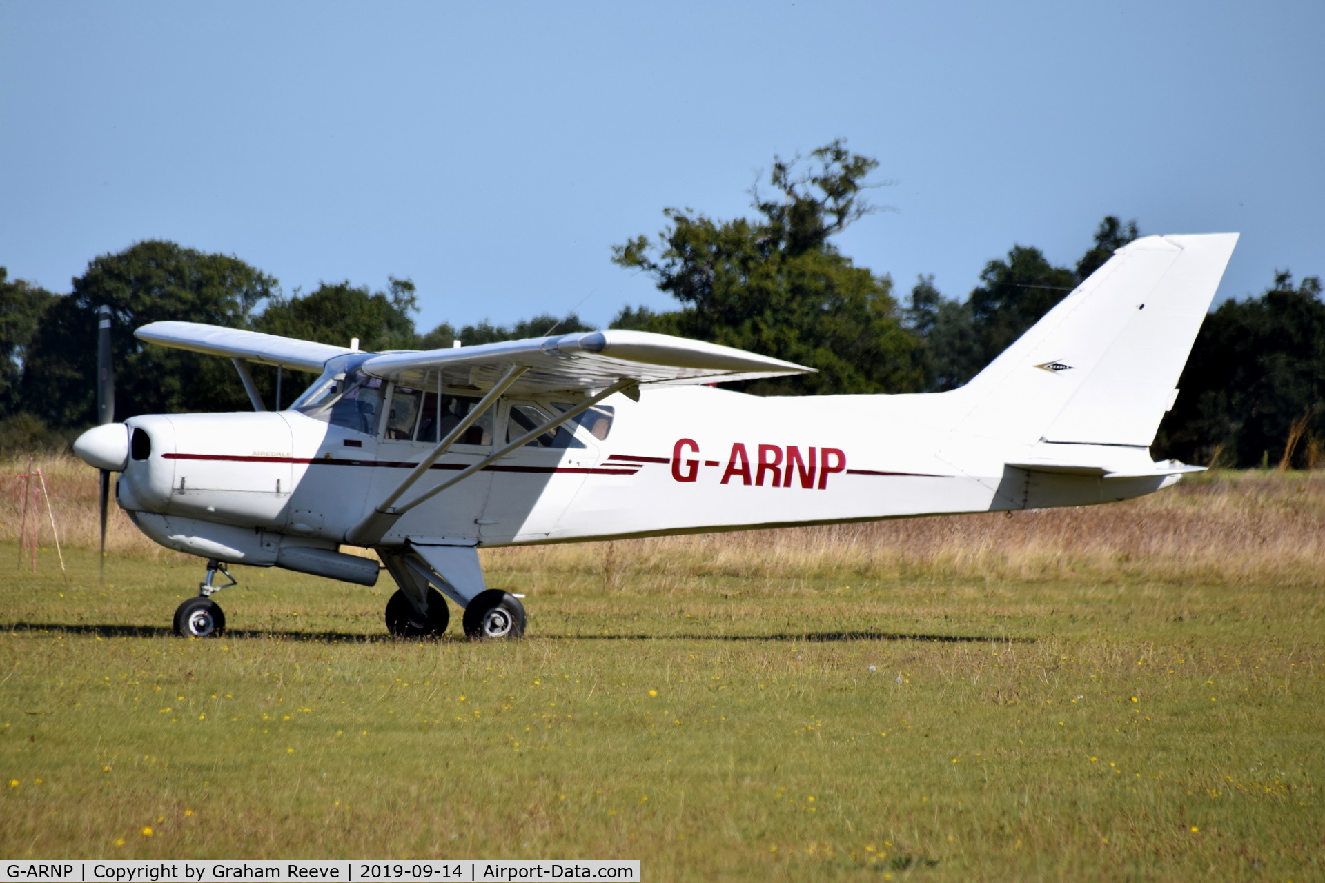 G-ARNP, 1961 Beagle A-109 Airdale C/N B.503, Just landed at, Bury St Edmunds, Rougham Airfield, UK.