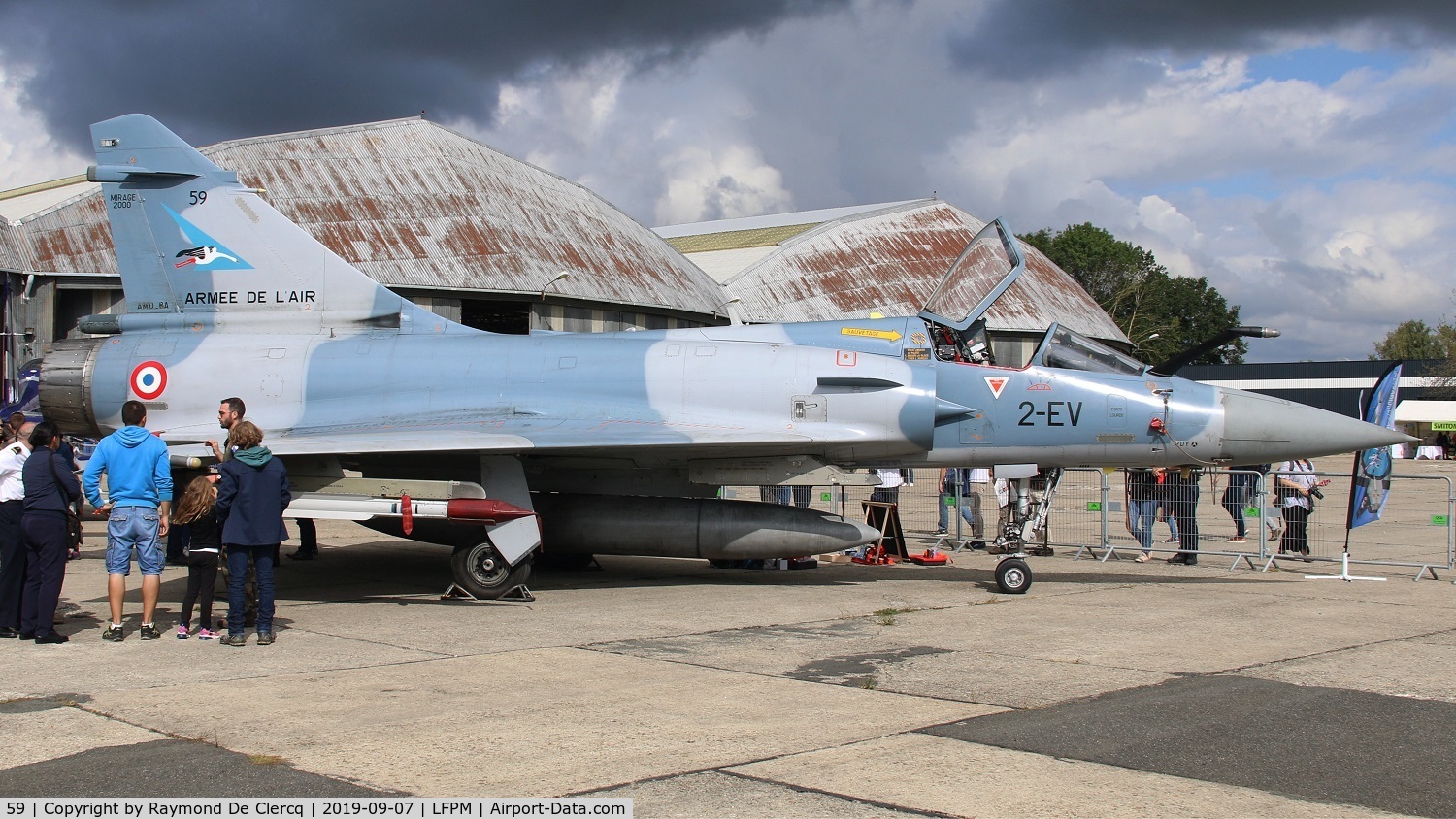 59, Dassault Mirage 2000-5F C/N 266, 59  /  2-EV  at Melun.
