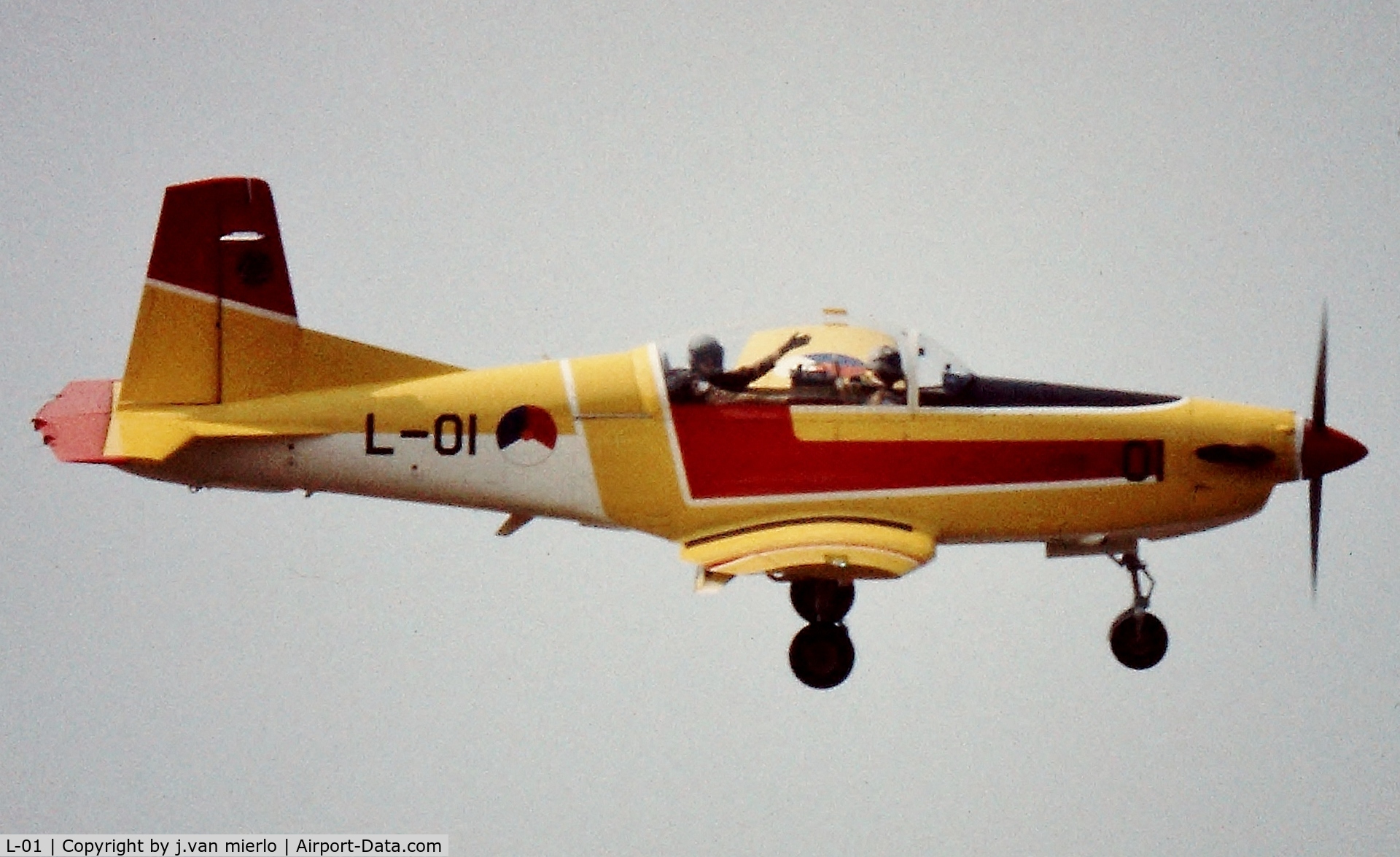 L-01, Pilatus PC-7 Turbo Trainer C/N 538, Moorsele air show