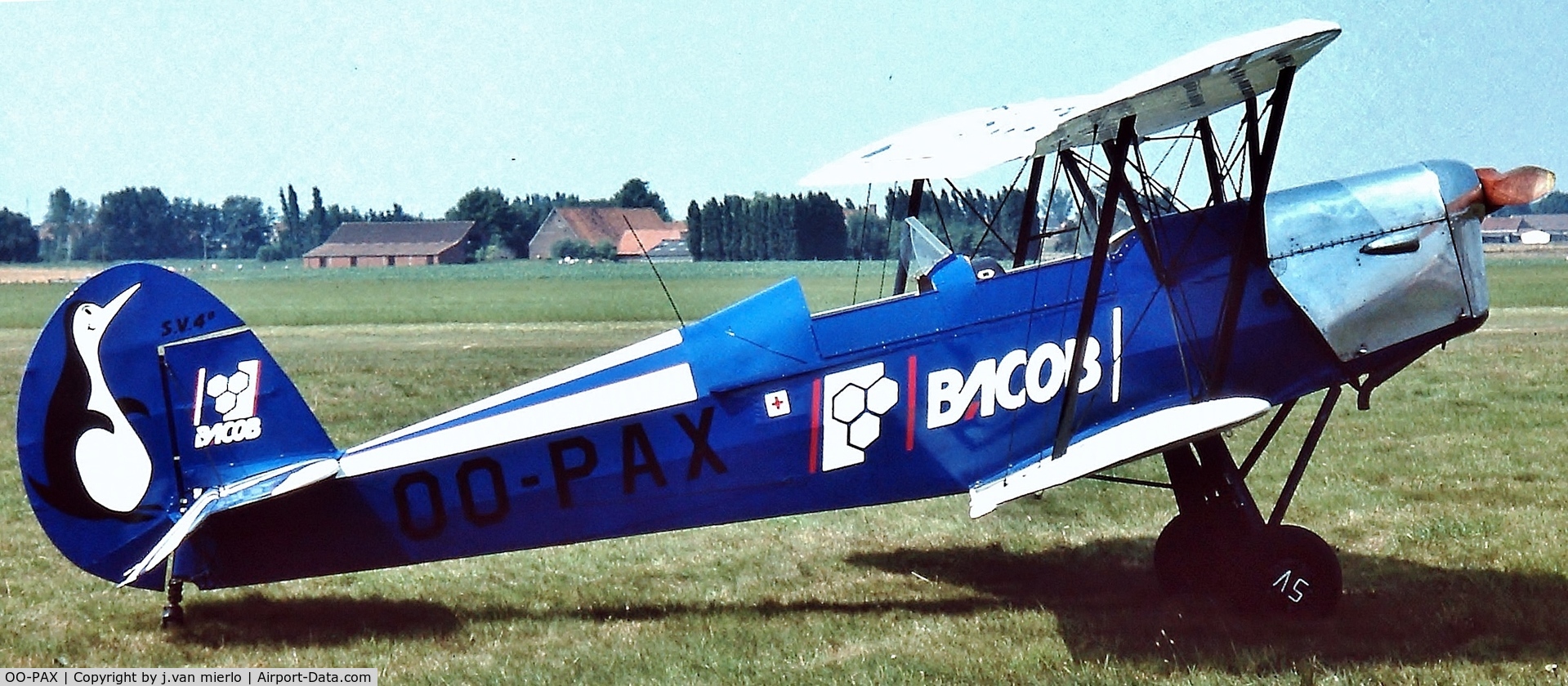 OO-PAX, 1948 Stampe-Vertongen SV-4B C/N 1147, Moorsele, Belgium