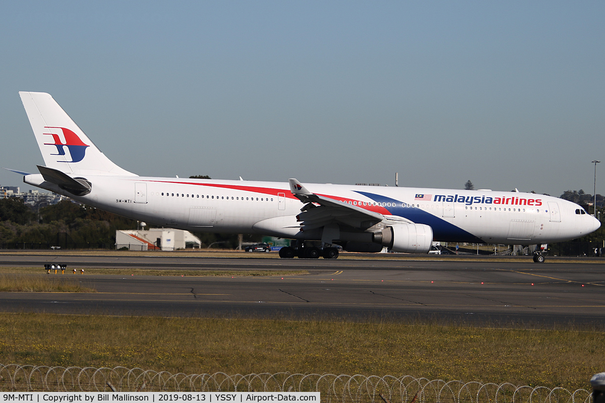 9M-MTI, 2012 Airbus A330-323(X) C/N 1337, MH123 from KUL