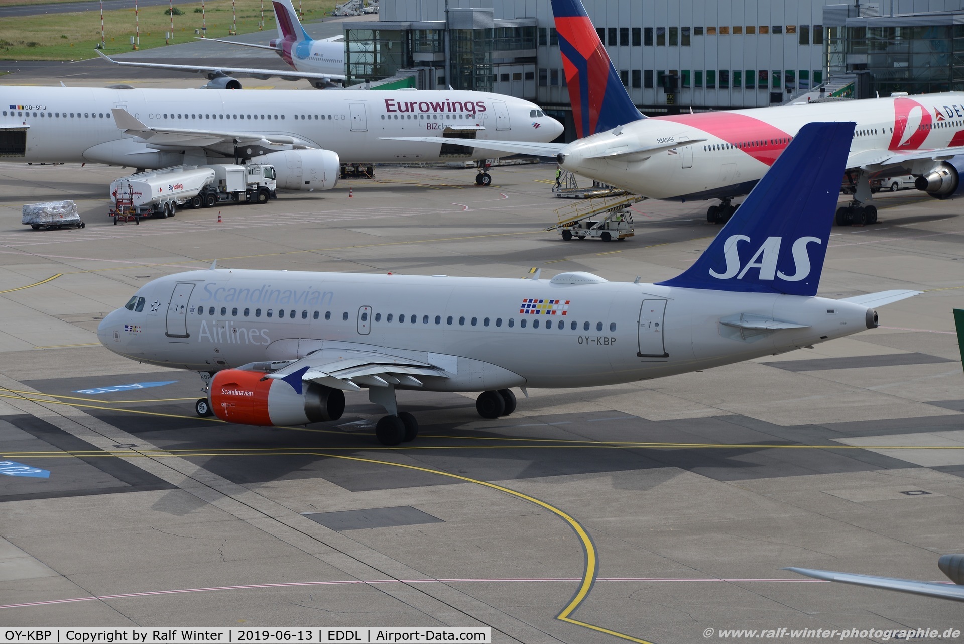 OY-KBP, 2006 Airbus A319-132 C/N 2888, Airbus A319-132 - SK SAS Scandinavian Air System 'Viger Viking' - 2888 - OY-KBP - 13.06.2019 - DUS