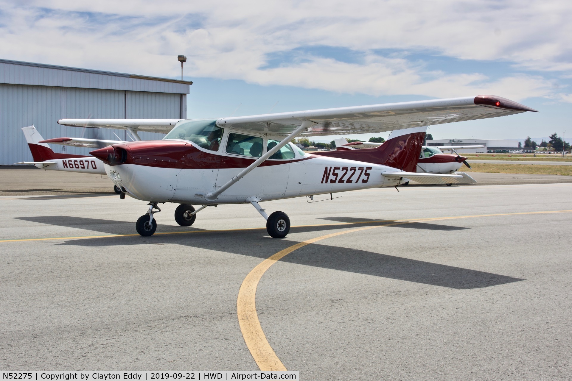 N52275, 1980 Cessna 172P C/N 17274475, Hayward Airport California 2019.