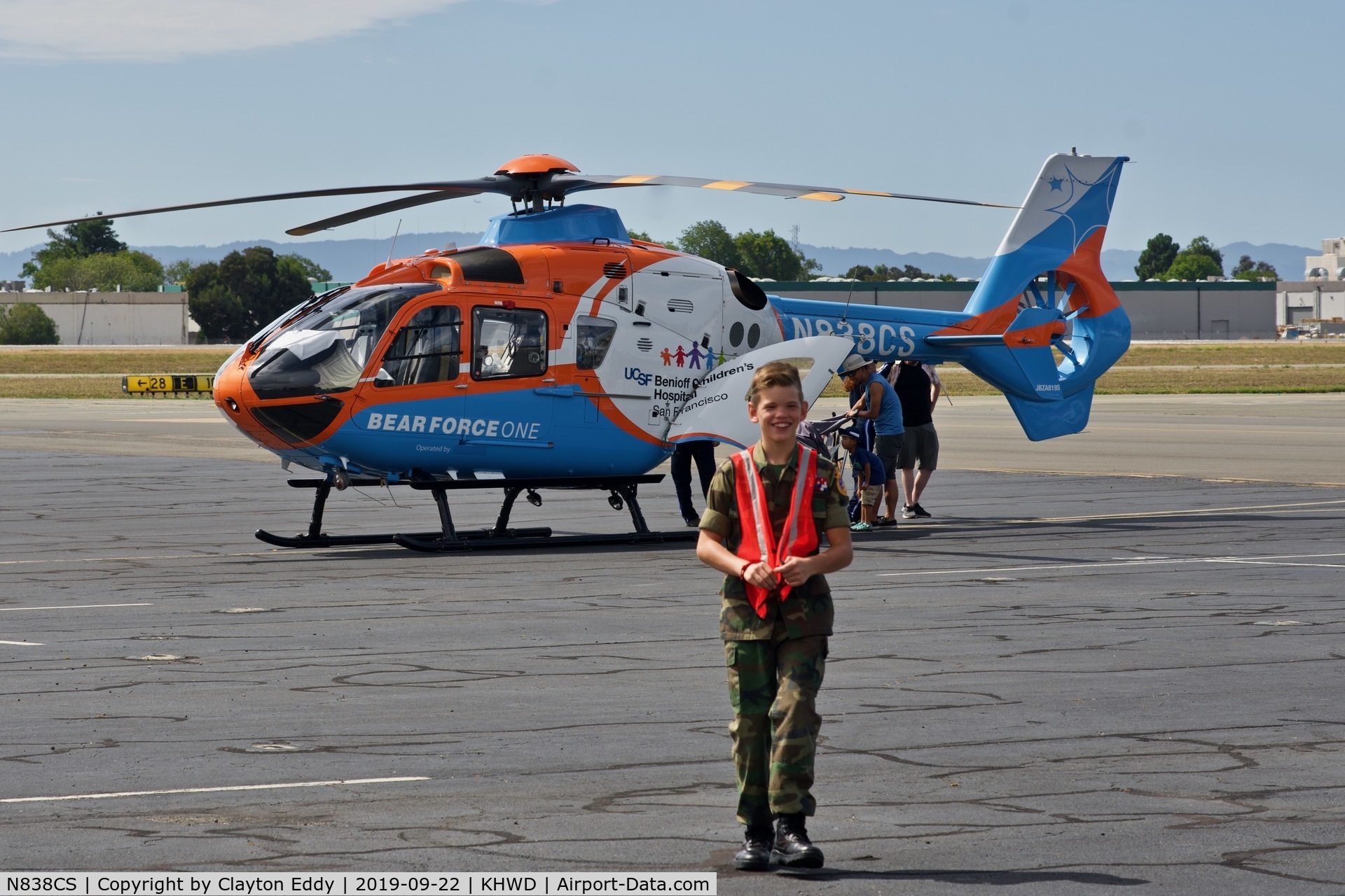 N838CS, 2013 Eurocopter EC-135P-2+ C/N 1123, Hayward Airport Open House. California 2019.