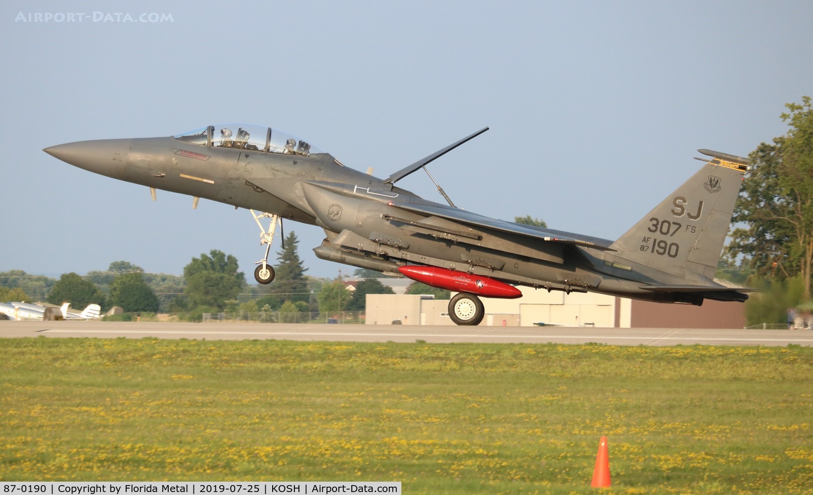 87-0190, 1987 McDonnell Douglas F-15E Strike Eagle C/N 1055/E030, F-15E