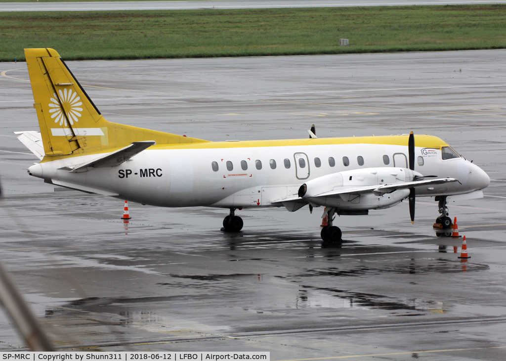 SP-MRC, 1989 Saab 340A C/N 340A-143, Parked at the old Terminal... 'Jura' logo removed