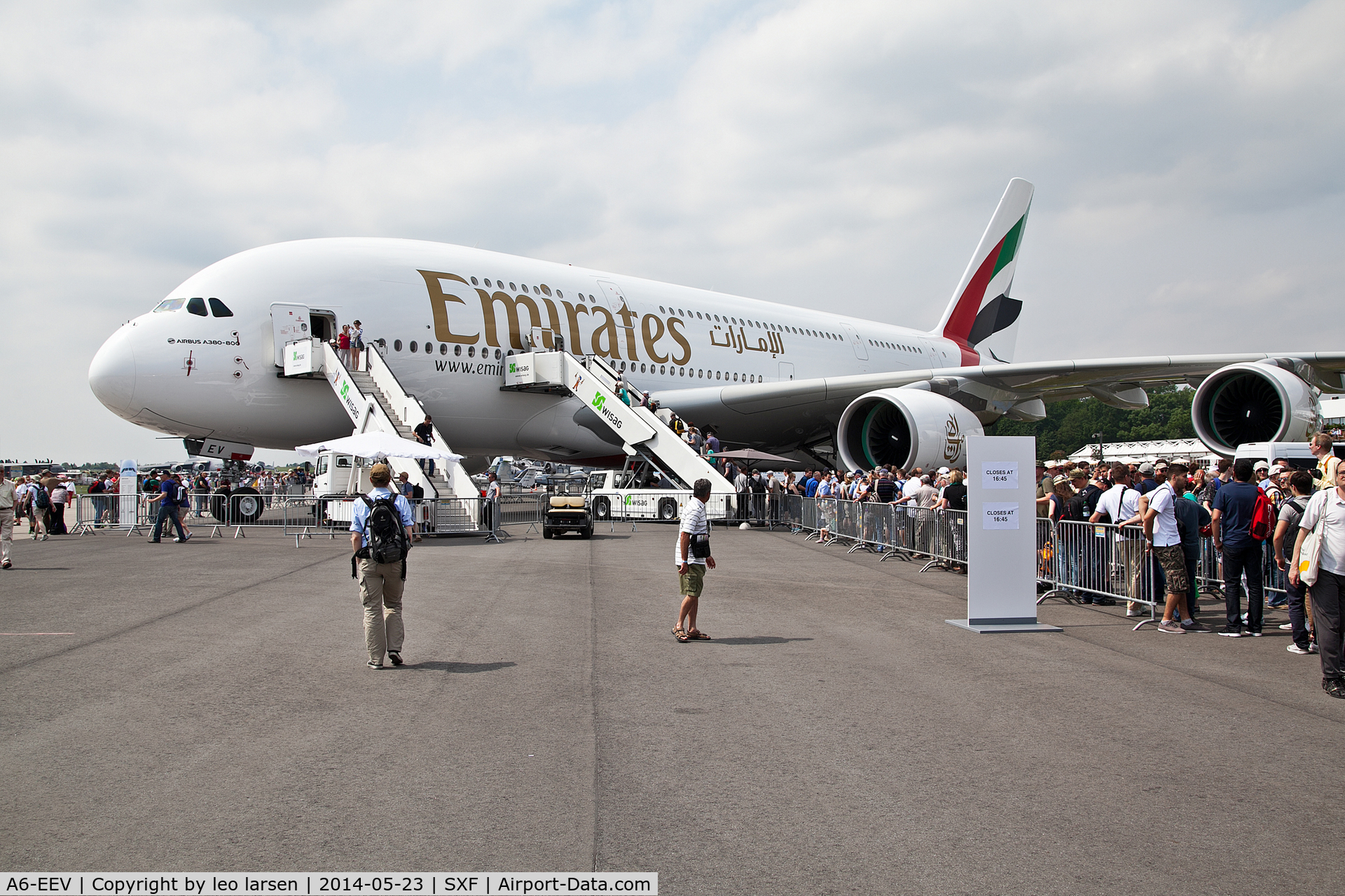 A6-EEV, 2013 Airbus A380-861 C/N 150, Berlin Air Show 23.5.2014