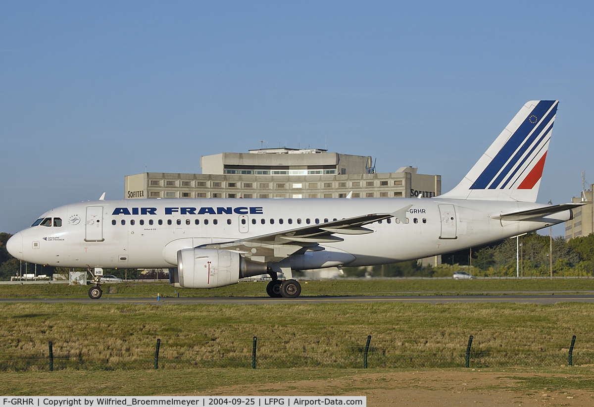 F-GRHR, 2001 Airbus A319-111 C/N 1415, Air France