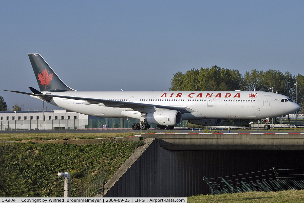 C-GFAF, 1999 Airbus A330-343 C/N 0277, Air Canada