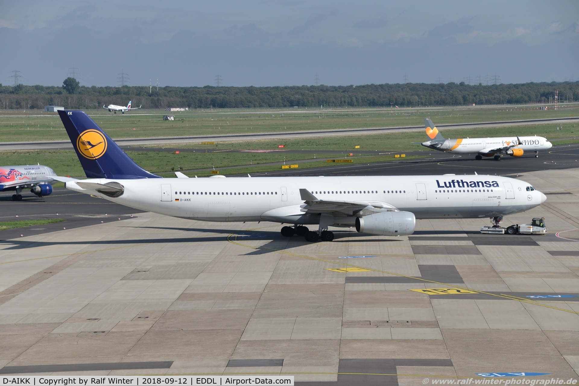 D-AIKK, 2008 Airbus A330-343X C/N 896, Airbus A330-343 - LH DLH Lufthansa 'Fürth' - 896 - D-AIKK - 12.09.2018 - DUS