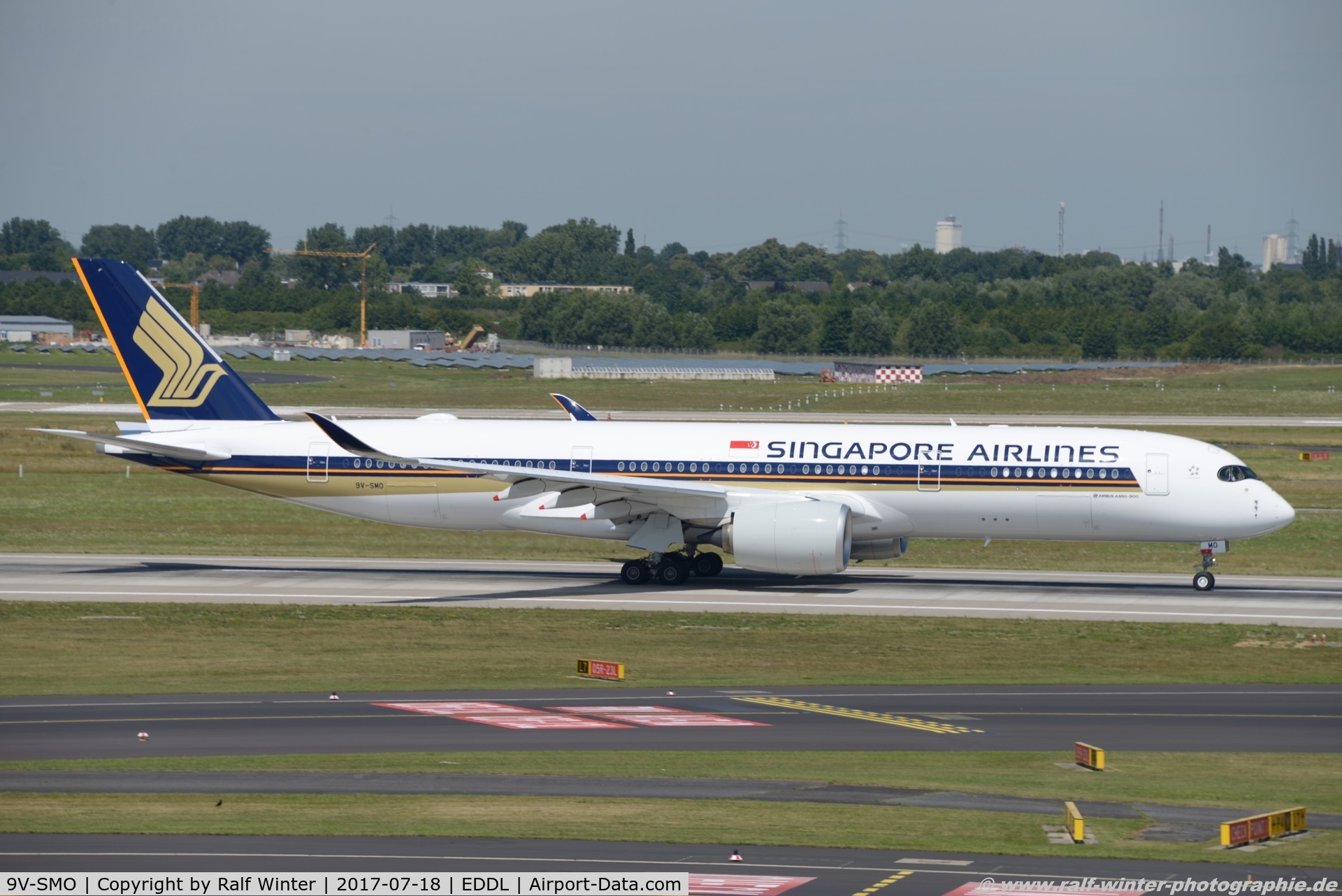 9V-SMO, 2017 Airbus A350-941 C/N 116, Airbus A350-941 - SQ SIA Singapore Airlines - 116 - 9V-SMO - 18.07.2017 - DUS