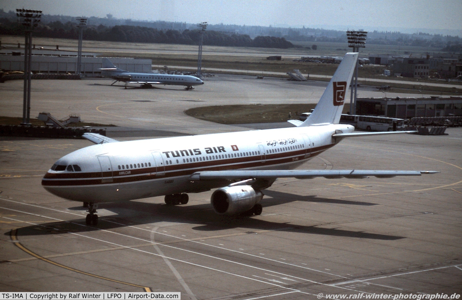 TS-IMA, 1982 Airbus A300B4-203 C/N 188, Airbus A300B4-203 - Tunis Air 'Amilcar'- 188 - TS-IMA - 1990 - Orly