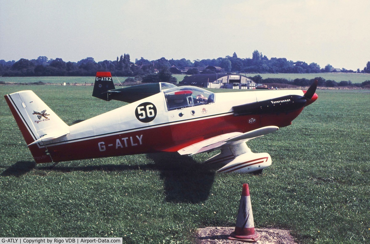 G-ATLY, Rollason Beta B1 C/N RAE/01, G-ATLY in early 1970's. Place & date unknown.