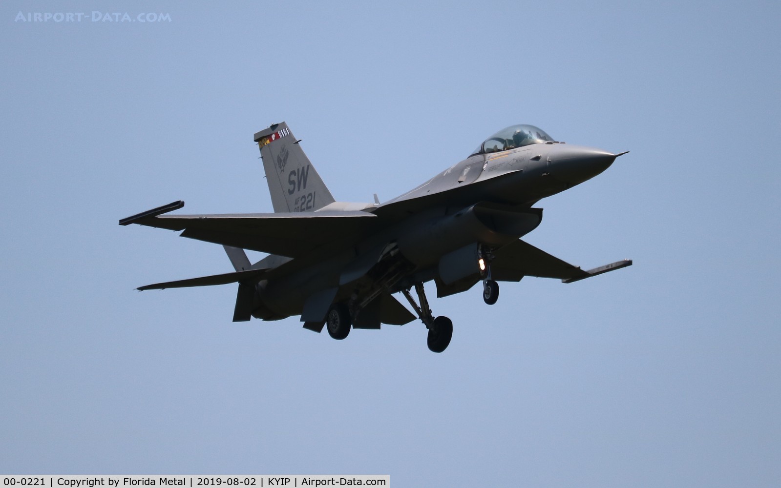 00-0221, Lockheed Martin F-16CM Fighting Falcon C/N CC-183, Thunder Over Michigan 2019