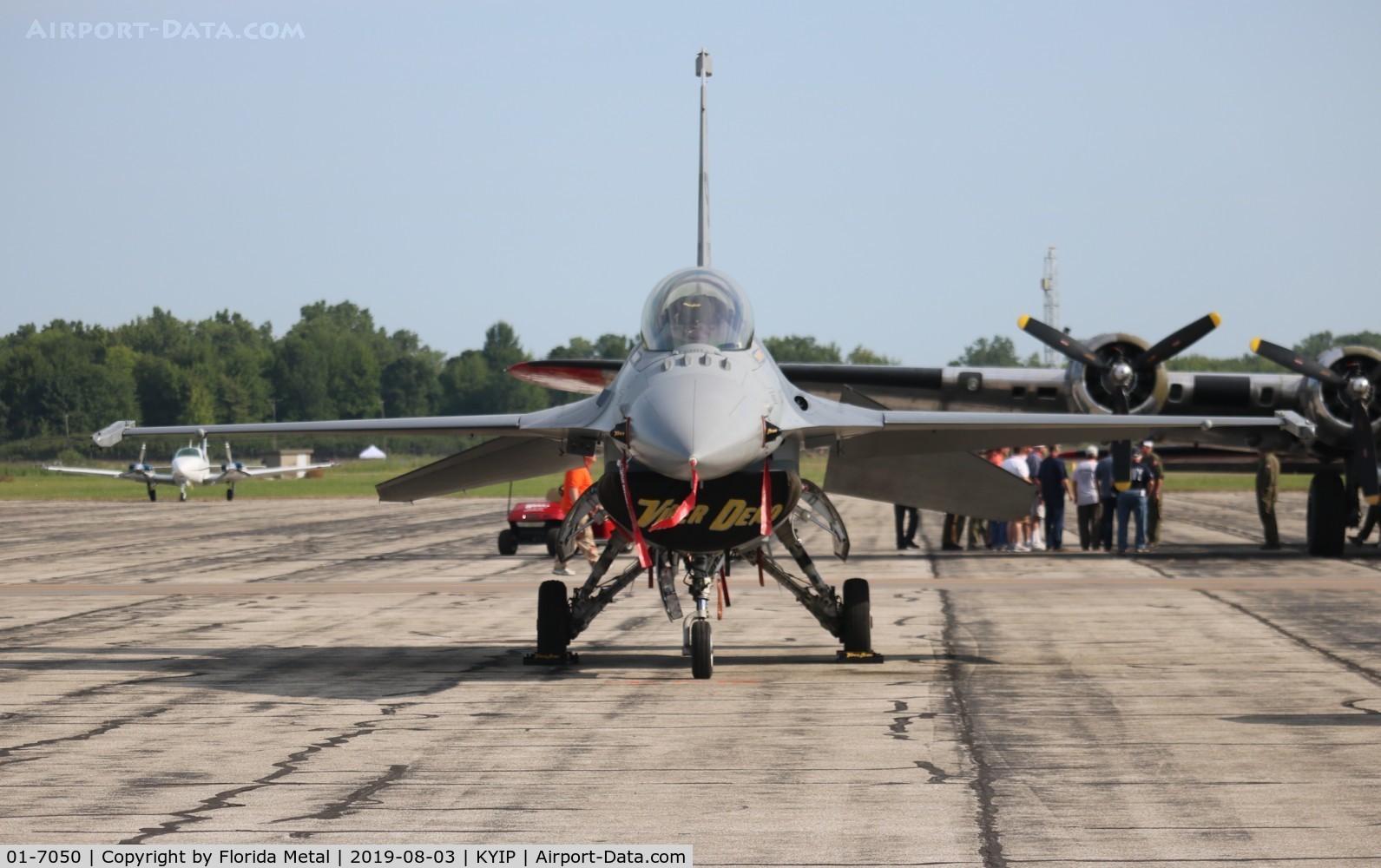 01-7050, 2001 Lockheed Martin F-16CJ Fighting Falcon C/N CC-228, Thunder Over Michigan 2019