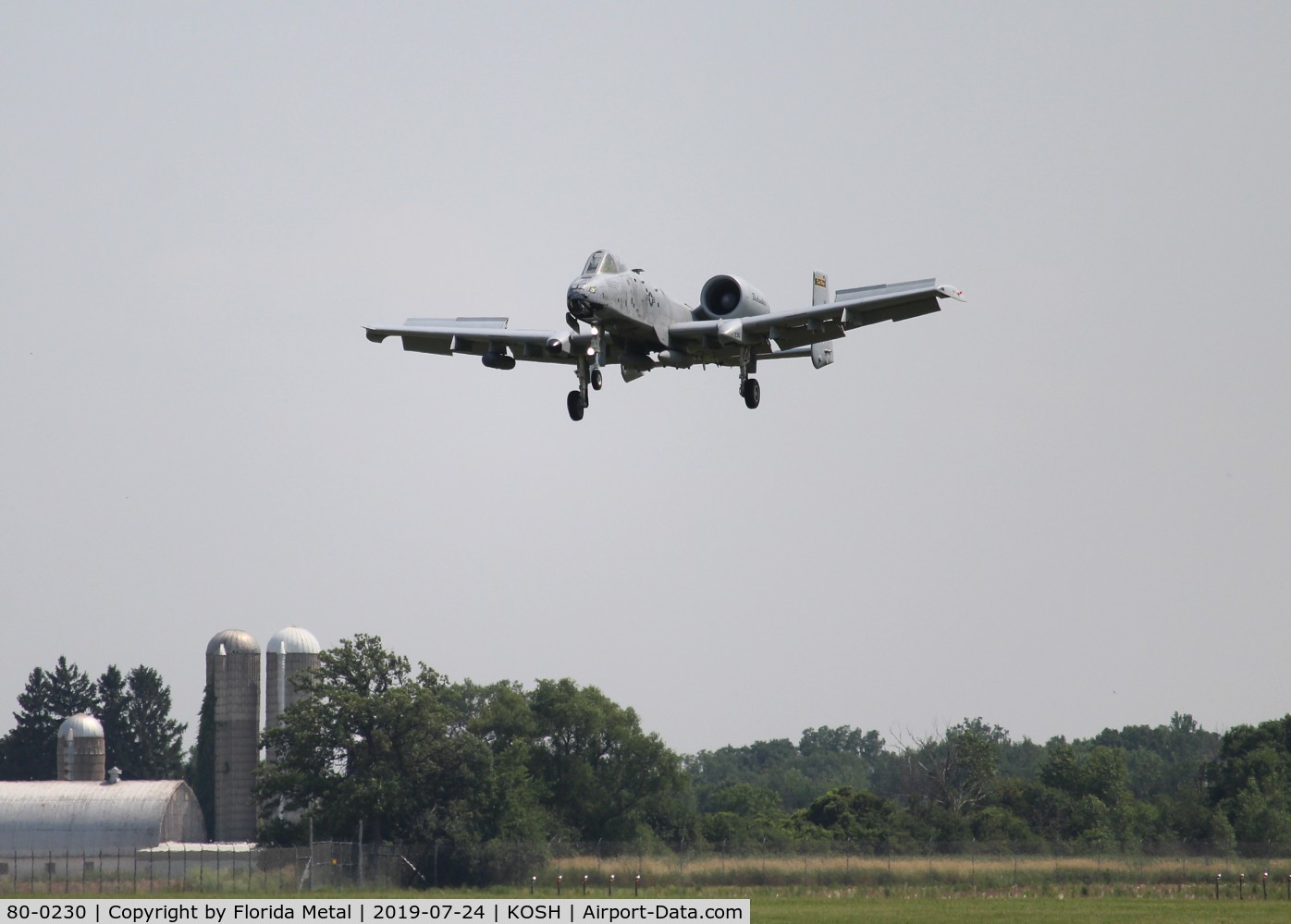 80-0230, 1980 Fairchild Republic A-10C Thunderbolt II C/N A10-0580, Air Venture 2019