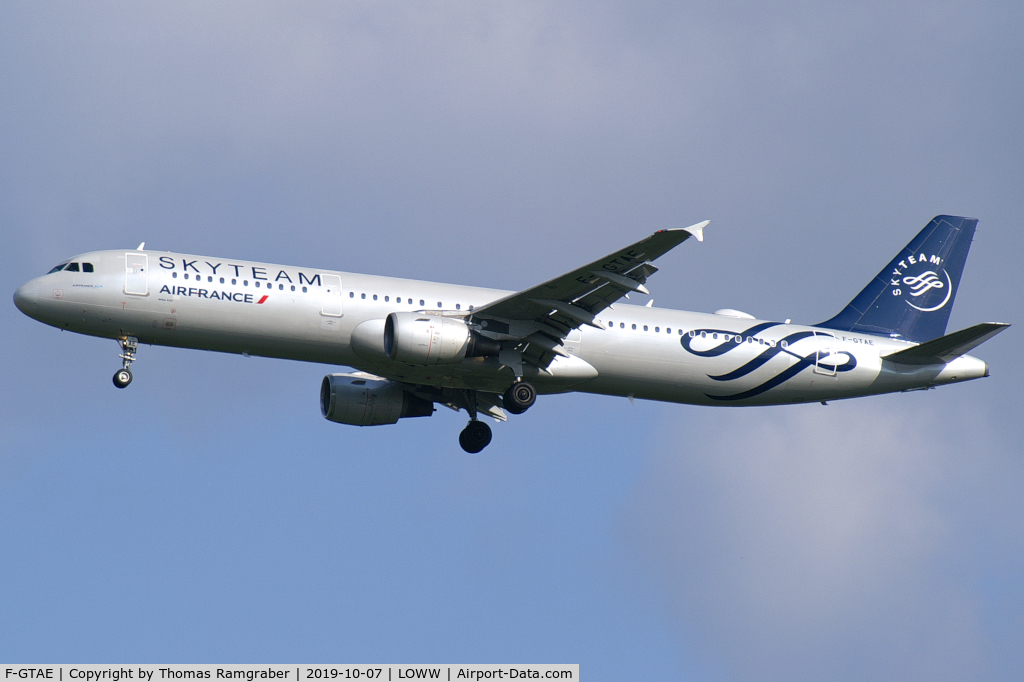 F-GTAE, 1998 Airbus A321-211 C/N 0796, Air France Airbus A321 (SKYTEAM - c/s)