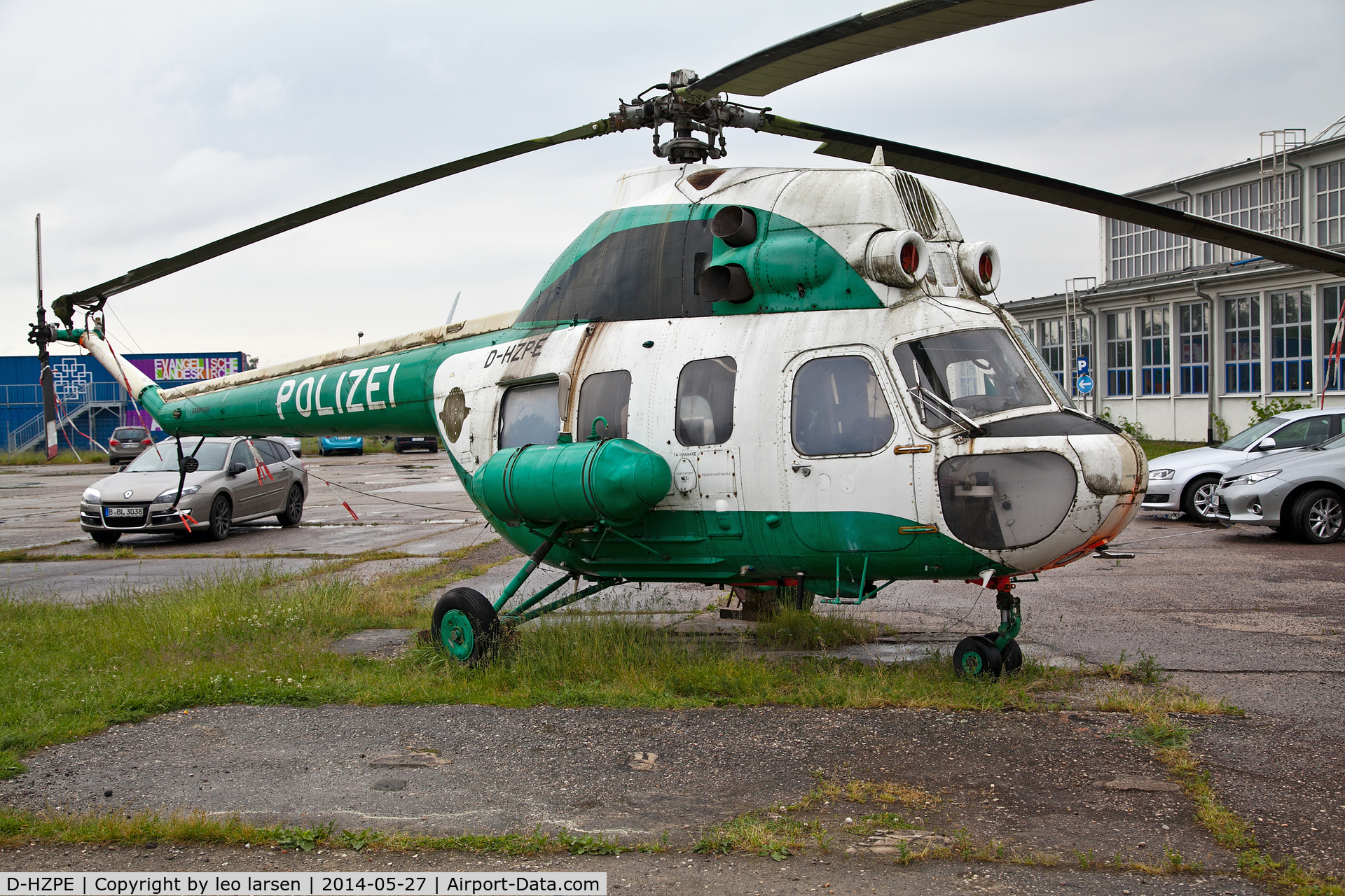 D-HZPE, Mil Mi-2 C/N 539811066, Dessau 27.5.2014