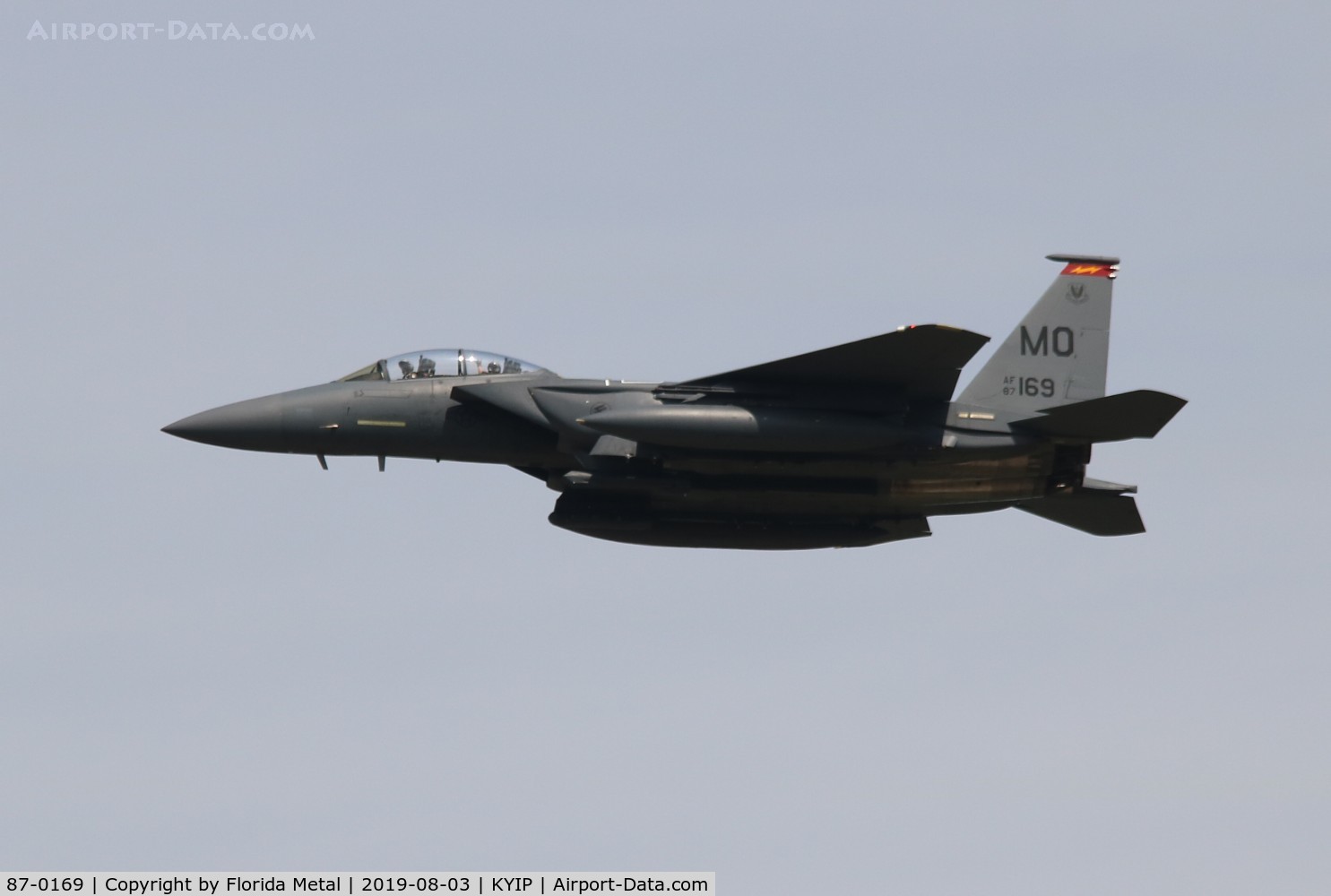 87-0169, 1987 McDonnell Douglas F-15E Strike Eagle C/N 1034/E009, Thunder Over Michigan 2019