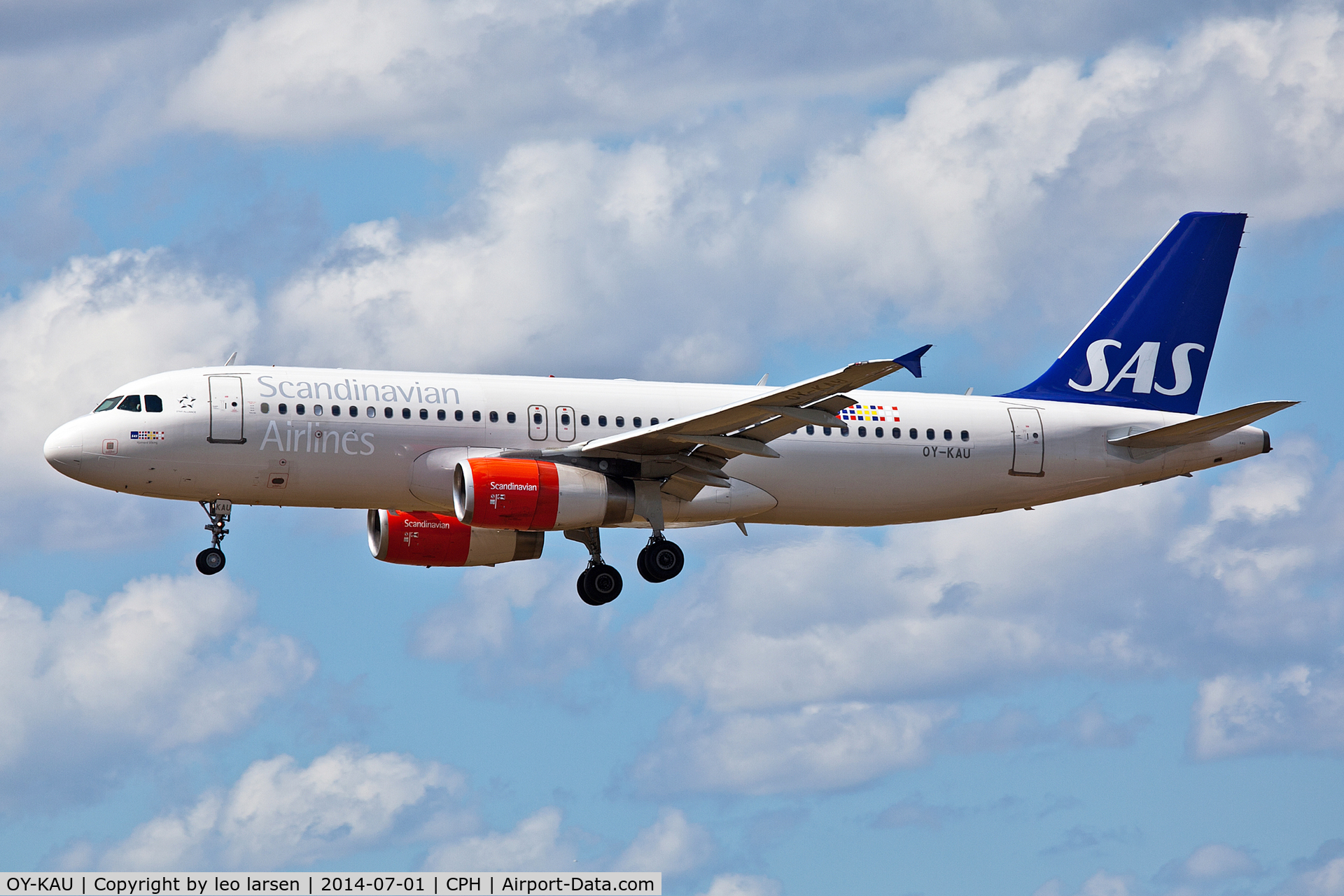 OY-KAU, 2007 Airbus A320-232 C/N 3227, Copenhagen 1.7.2014