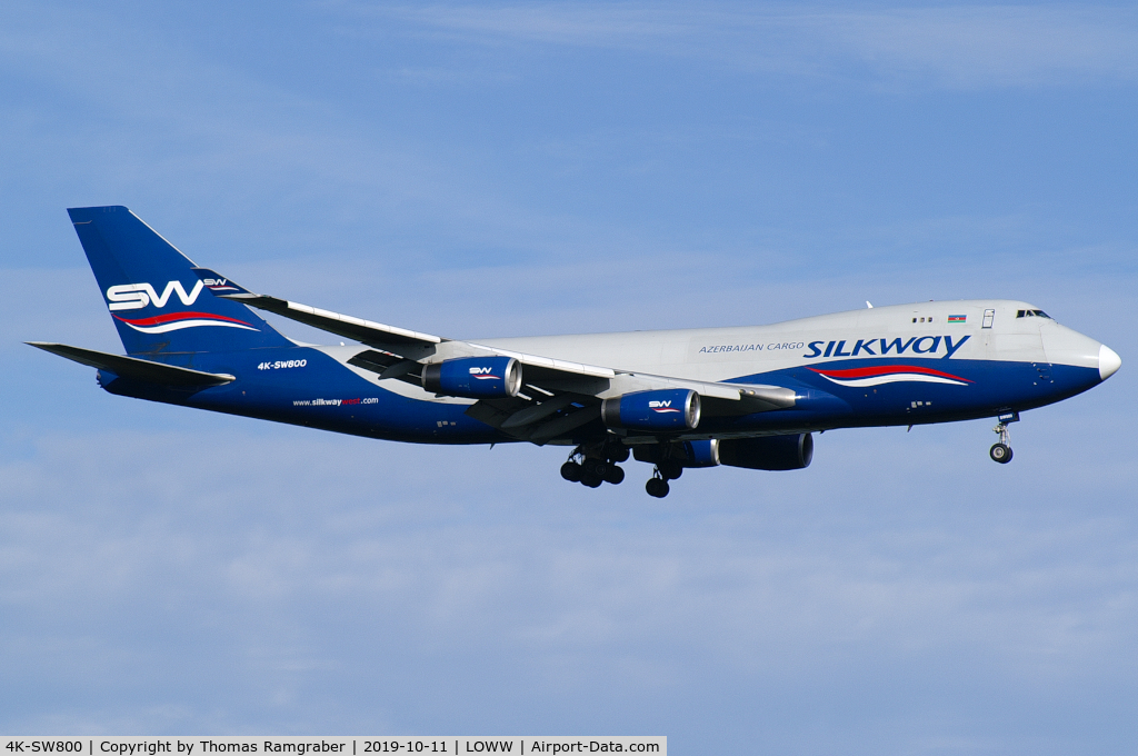 4K-SW800, 1998 Boeing 747-4R7F/SCD C/N 29729, Silk Way West Airlines Boeing 747-400F/SCD