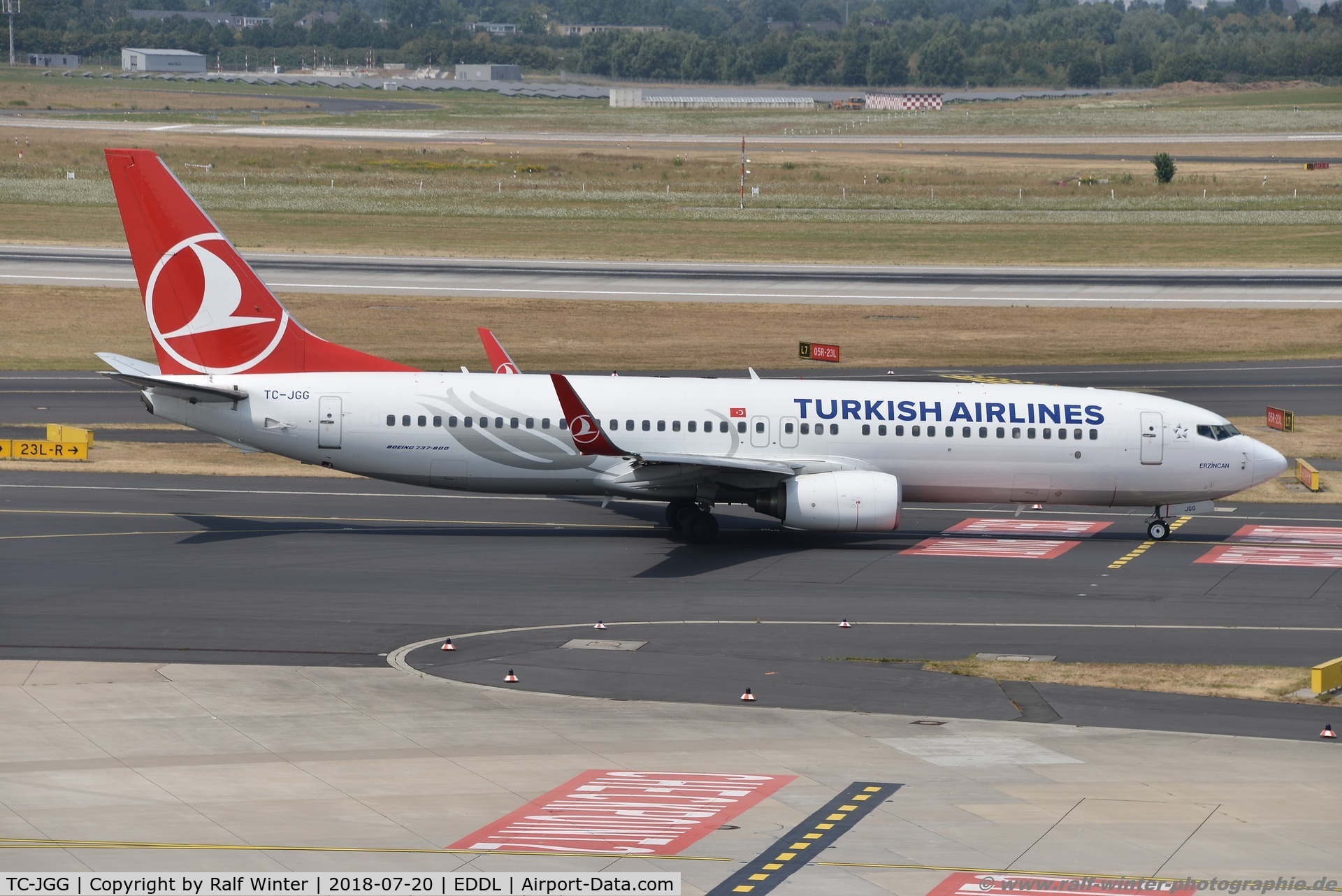 TC-JGG, 2005 Boeing 737-8F2 C/N 34405, Boeing 737-8FS - TK THY Turkish Airlines 'Erzincan' - 34405 - TC-JGG - 20.07.2018 - DUS