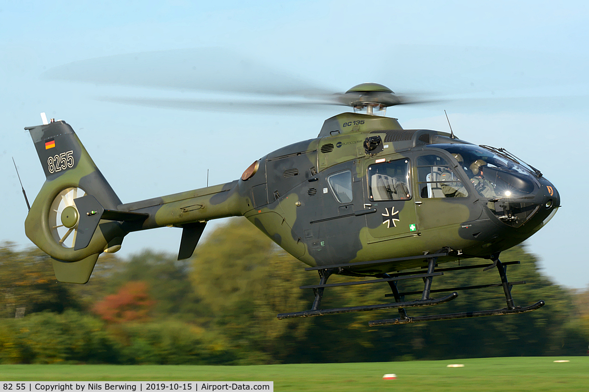 82 55, 1999 Eurocopter EC-135T-1 C/N 0102, 82+55 during training