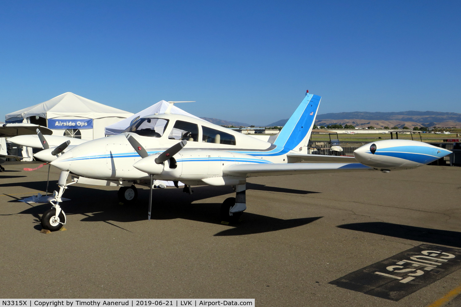 N3315X, 1967 Cessna 310L C/N 310L0165, 1967 Cessna 310L, c/n: 310L0165, 2019 AOPA Livermore Fly-In