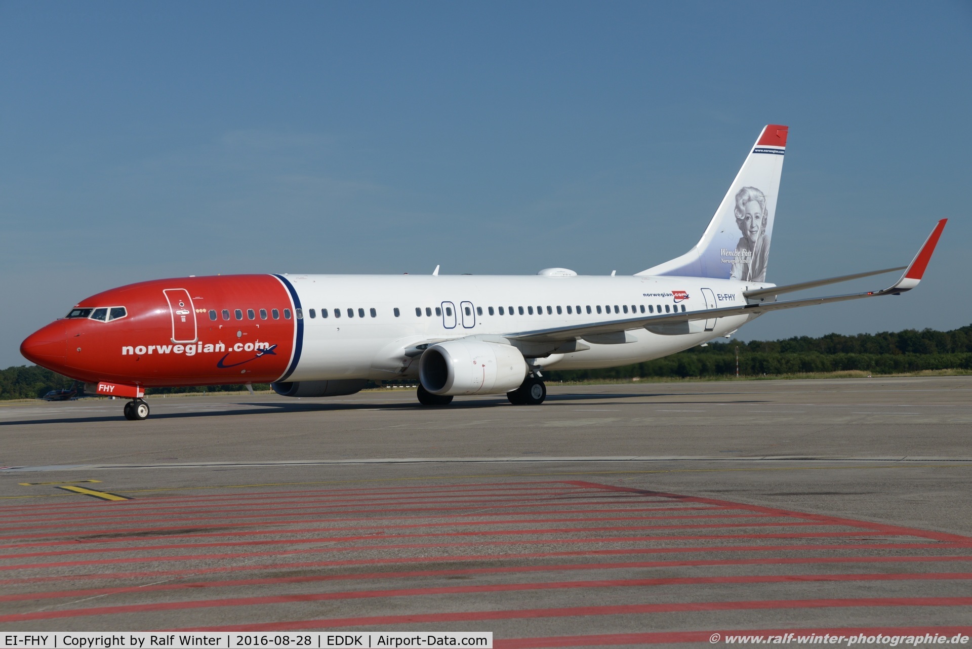 EI-FHY, 2013 Boeing 737-8JP C/N 39020, Boeing 737-8JP - D8 IBK Norwegian Air International ' 'Wenche Foss' - 39020 - EI-FHY - 28.08.2016 - CGN