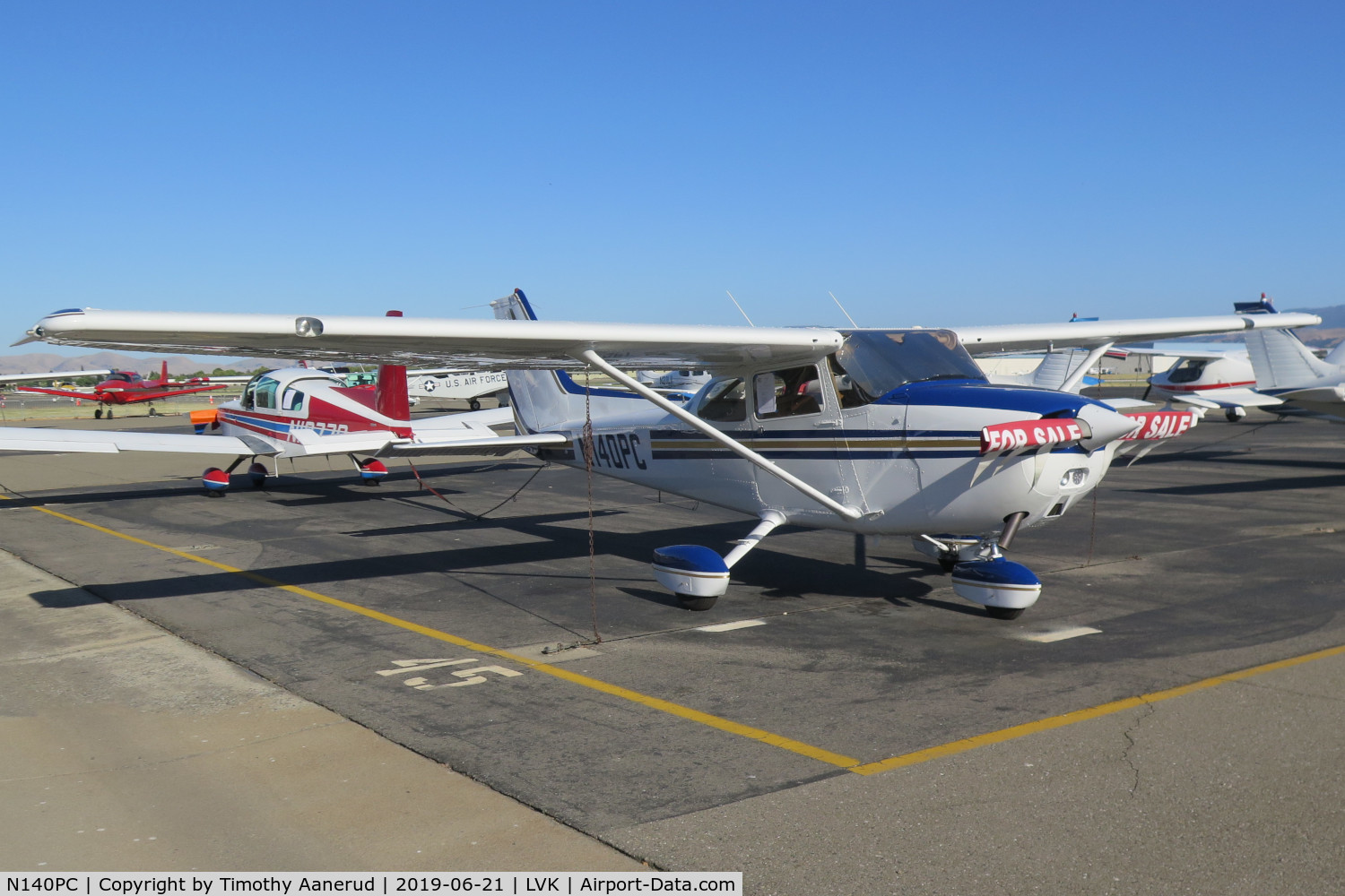 N140PC, 1976 Cessna 172N C/N 17268241, 1976 Cessna 172N, c/n: 17268241, 2019 AOPA Livermore Fly-In
