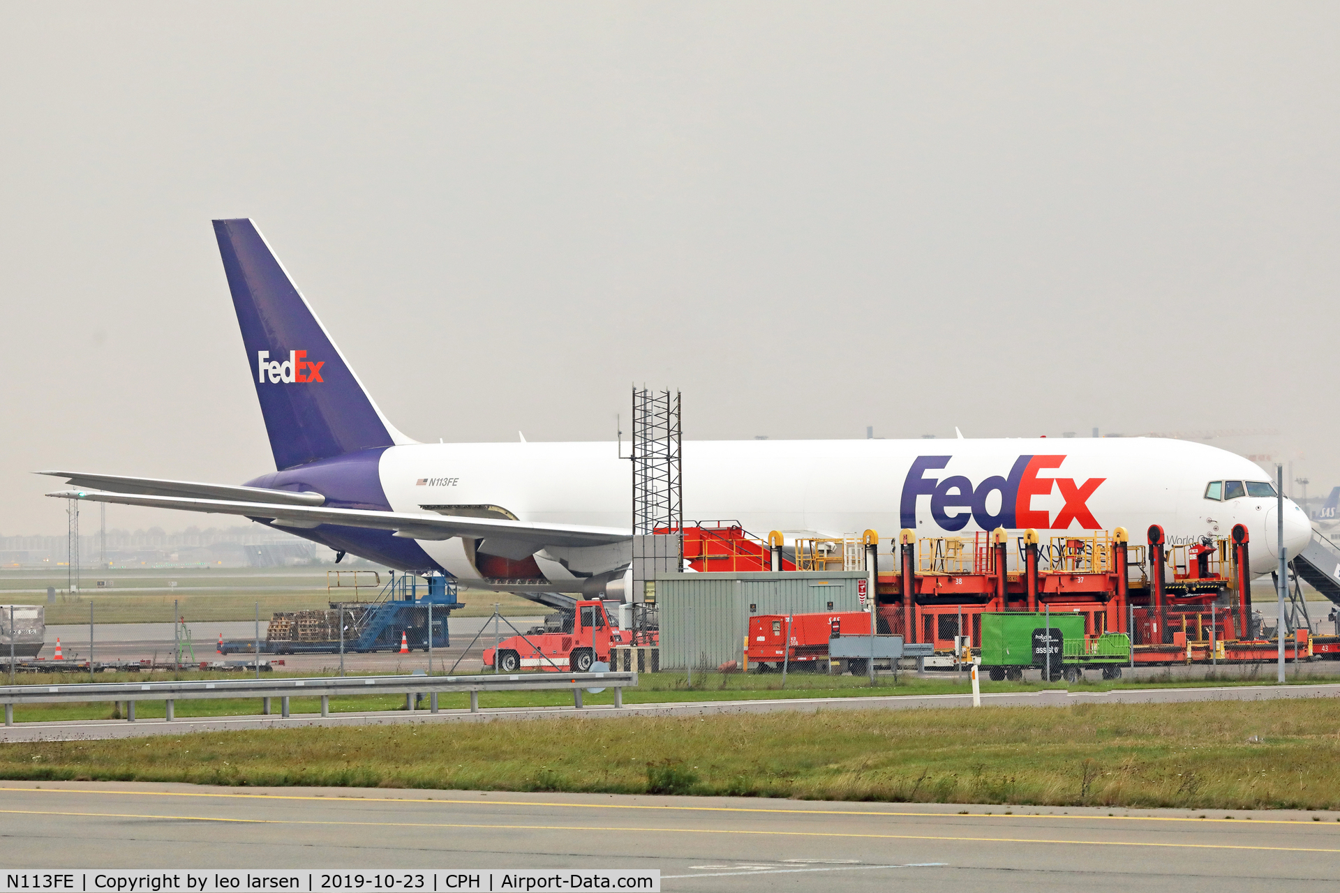 N113FE, 2014 Boeing 767-3S2F C/N 42711, Copenhagen 23.10.2019