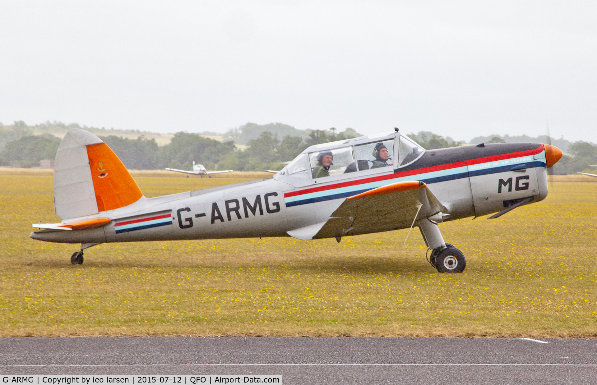 G-ARMG, 1952 De Havilland DHC-1 Chipmunk T.10 C/N C1/0575, Duxford 12.7.2015
