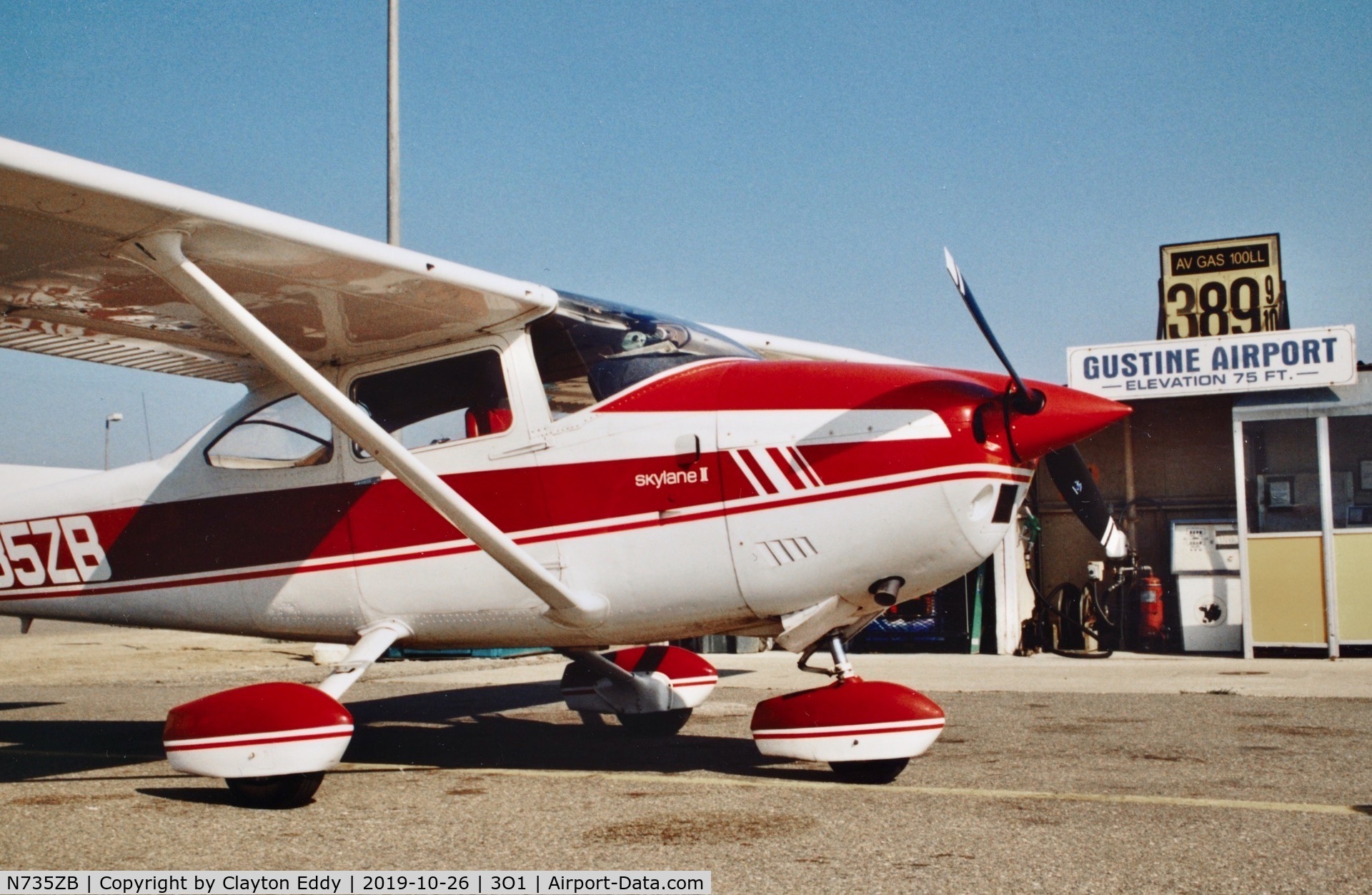 N735ZB, Cessna 182Q Skylane C/N 18265805, Gustine Airport