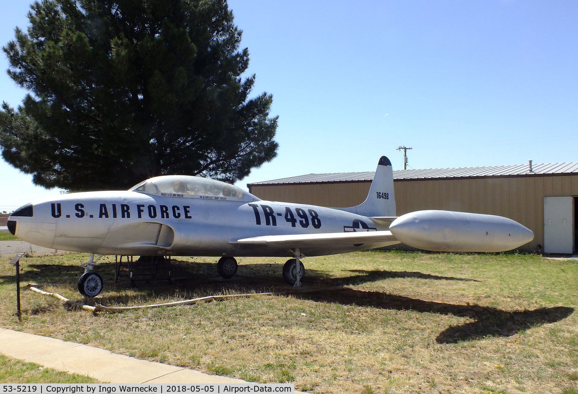 53-5219, 1953 Lockheed T-33A Shooting Star C/N 580-8558, Lockheed T-33A, displayed as 